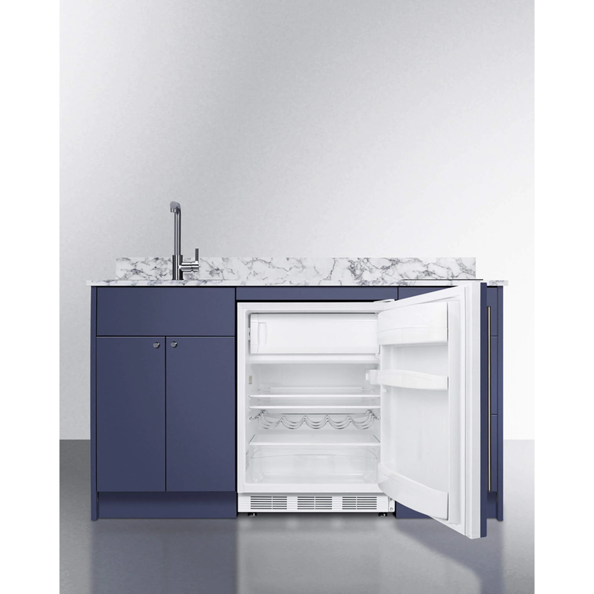 Summit Turnkey Caldera Kitchenette With A Cooktop, Refrigerator-Freezer, Sink, And Pre-Installed Cabinetry [CALDERAWH35] (SAK73248) - Image 8