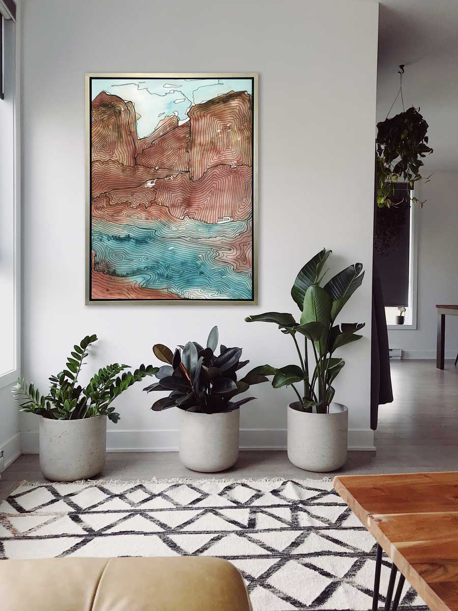 Summits - Open Edition Canvas Print - Image 2