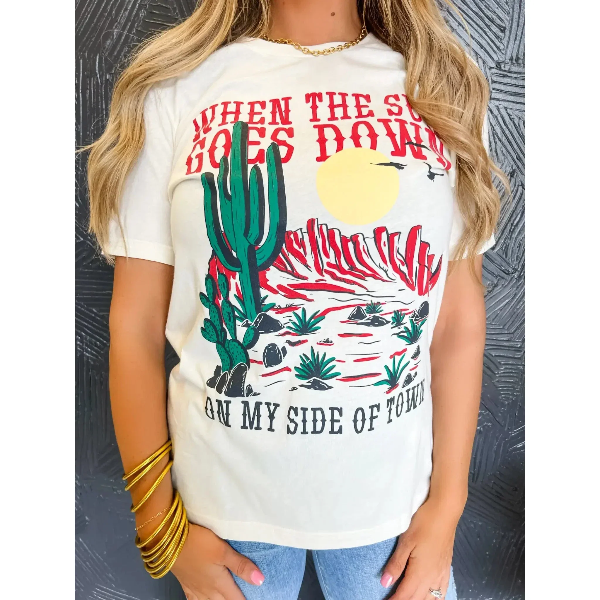 Sun Goes Down Unisex Fit Shirt [Available in Sizes SM-XL] - Image 3
