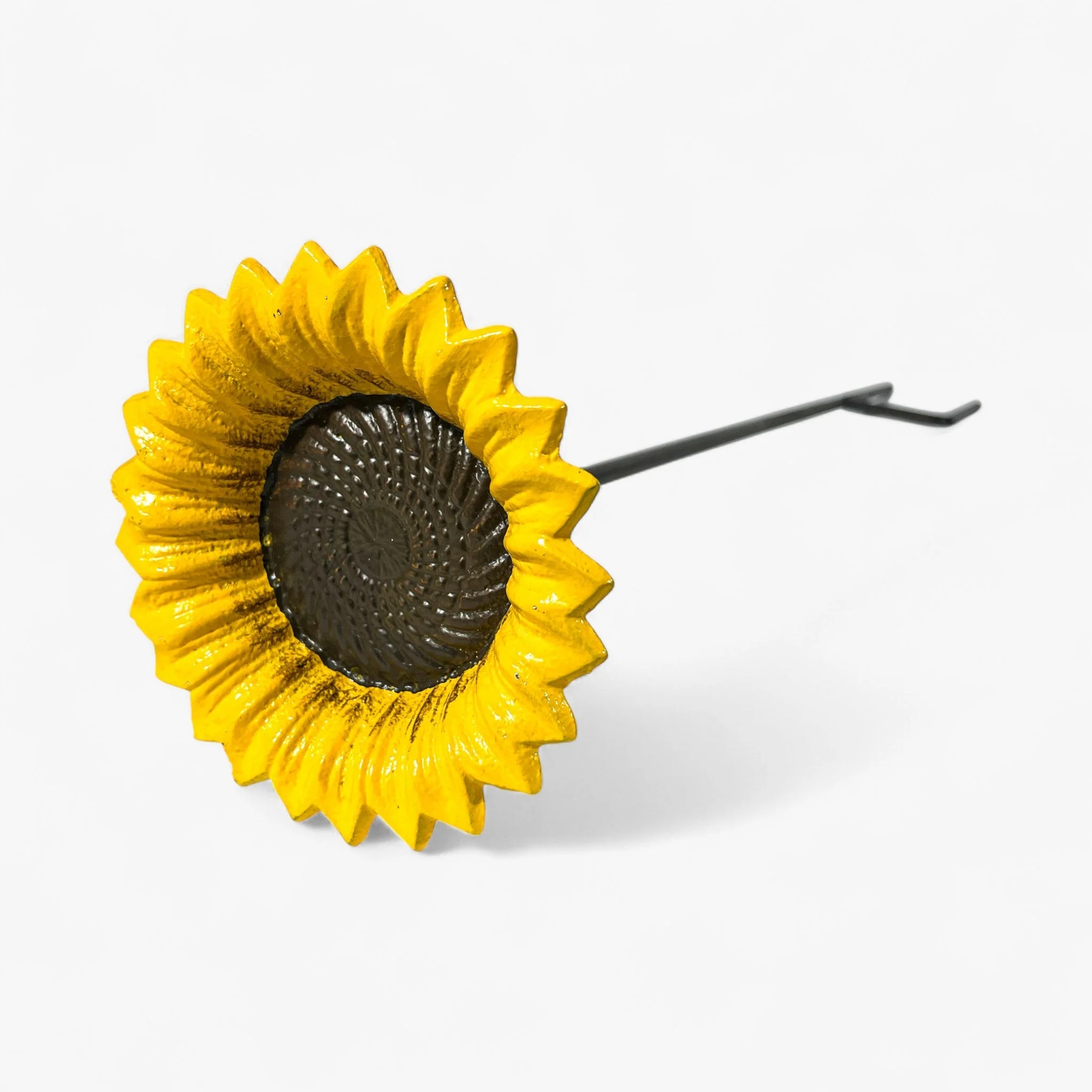 Sunflower Bird Feeder Cast Iron Garden Stake - Image 5
