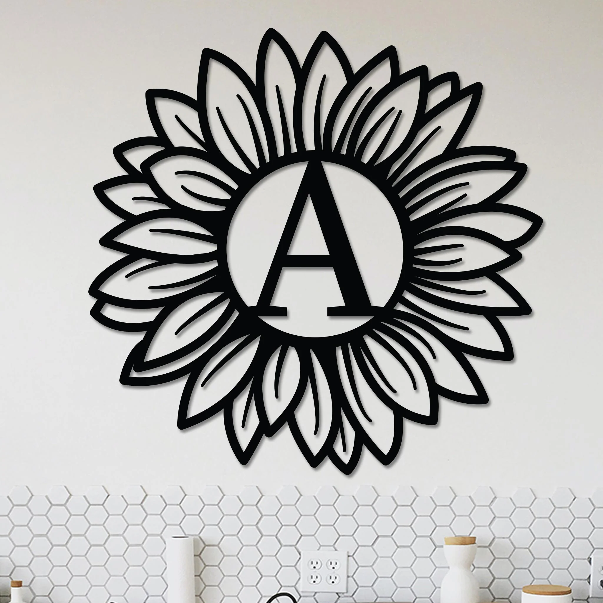 Sunflower Monogram Sign - Image 10