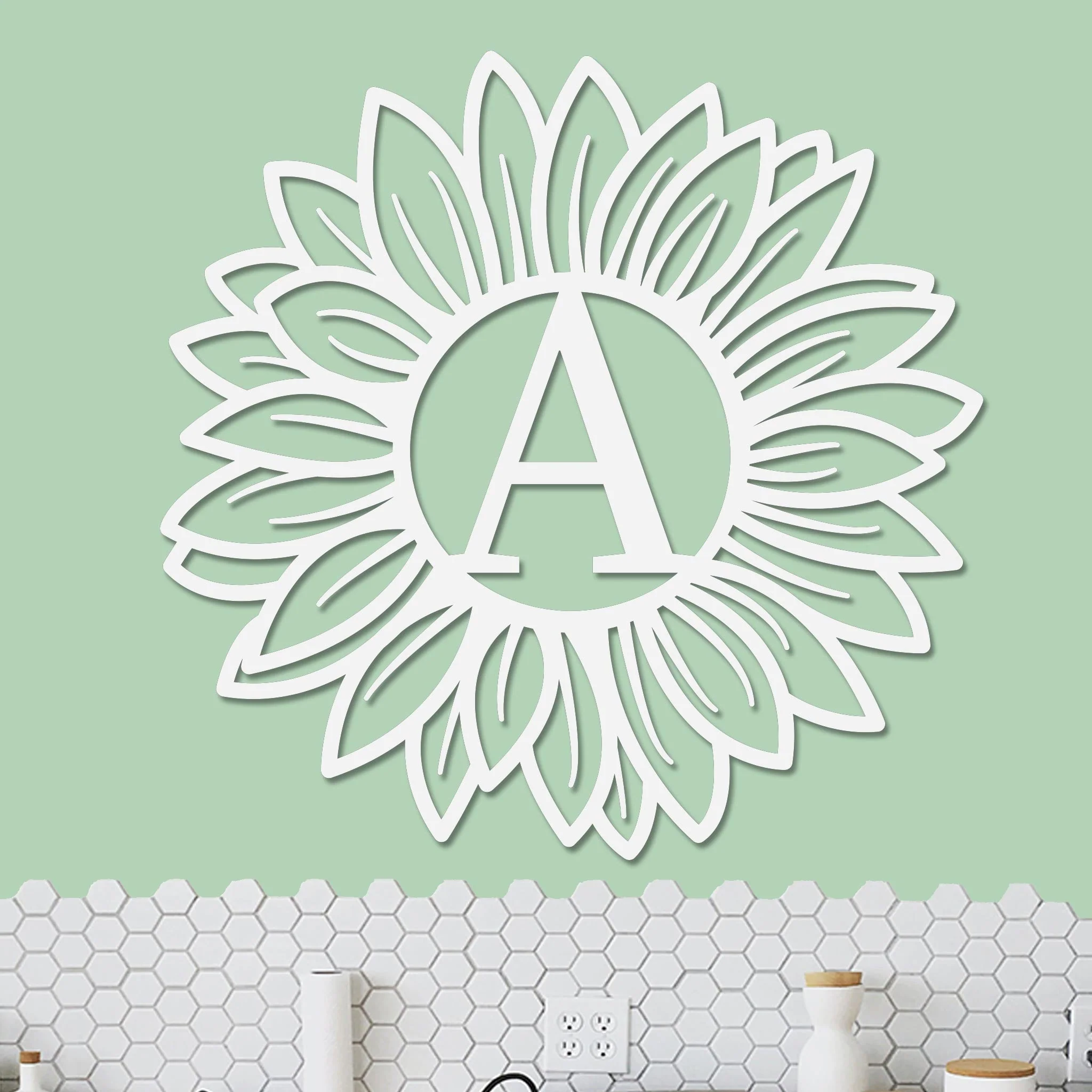Sunflower Monogram Sign - Image 11