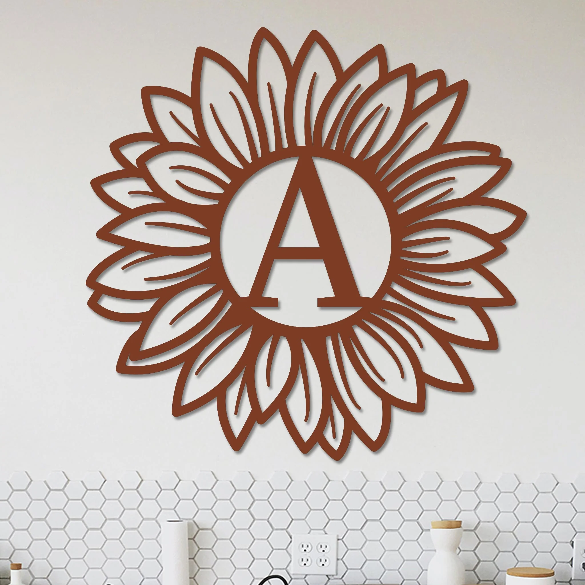 Sunflower Monogram Sign - Image 13