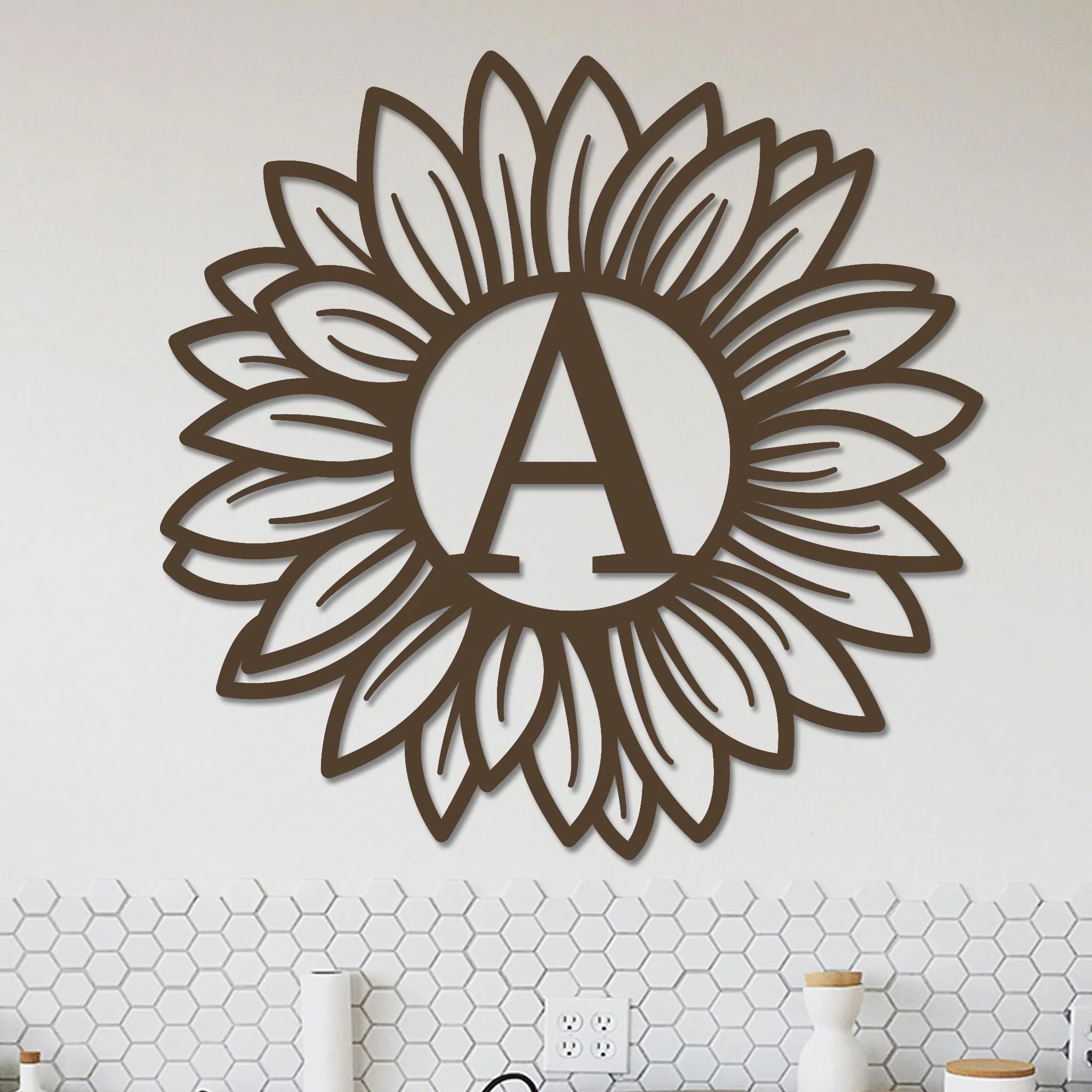 Sunflower Monogram Sign - Image 14
