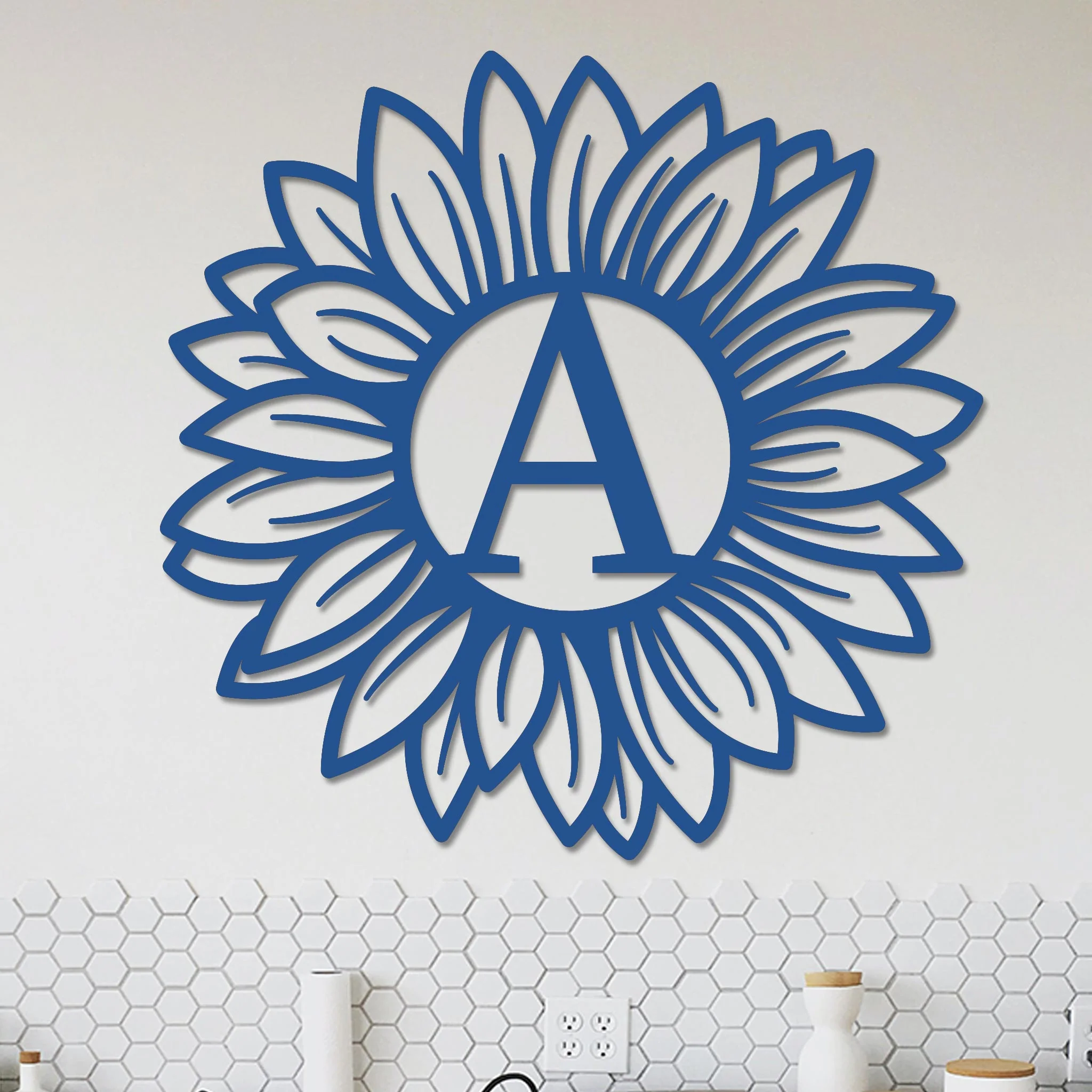 Sunflower Monogram Sign - Image 4