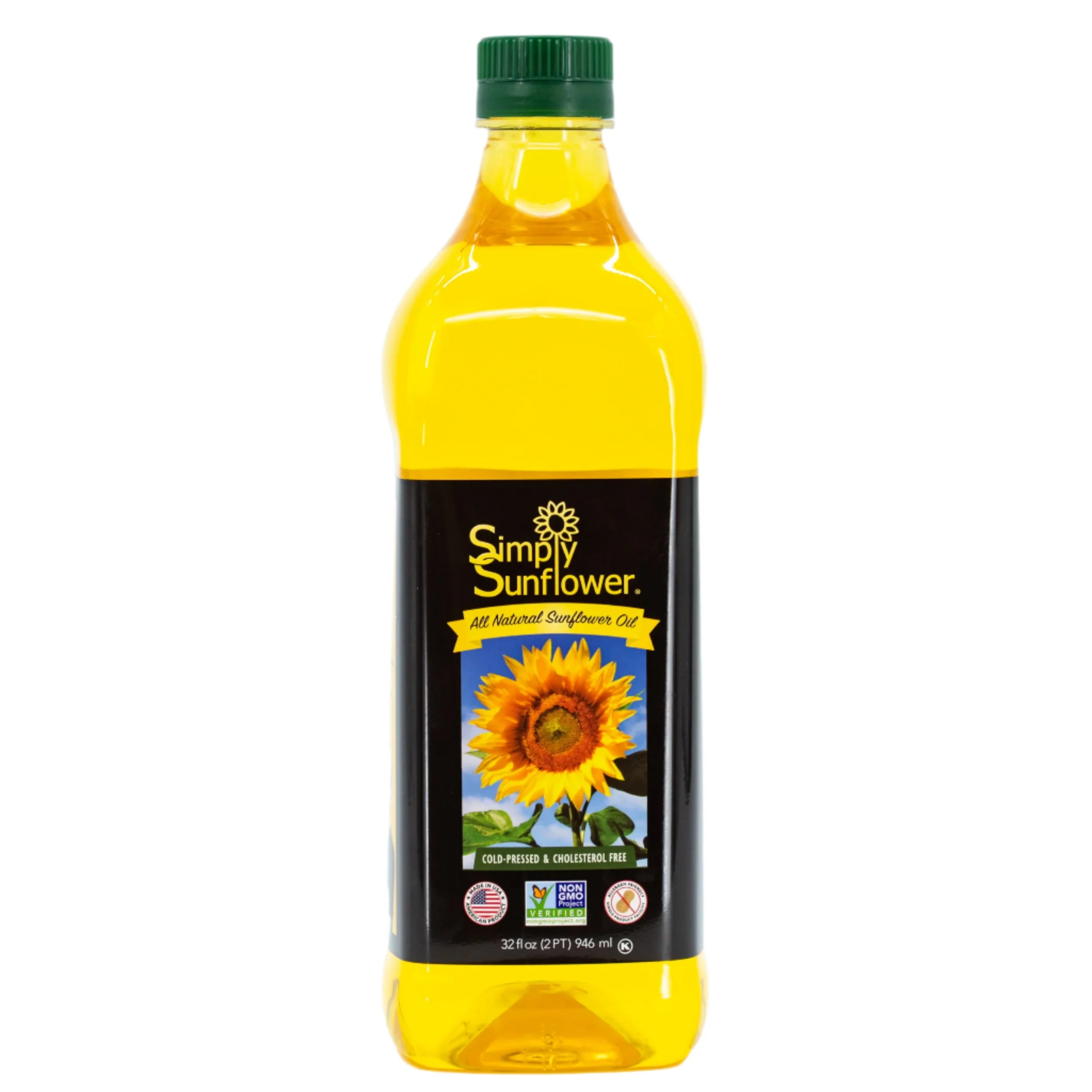 Sunflower Oil | Pack of 4 | 32 oz | Non GMO, Gluten & Nut Free, Vegan | Simply Sunflower - Image 2
