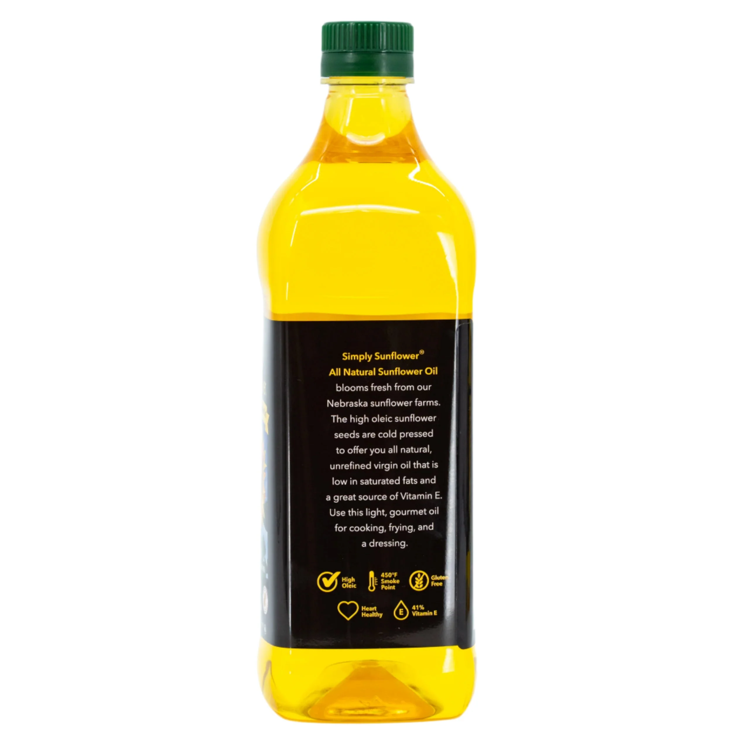 Sunflower Oil | Pack of 4 | 32 oz | Non GMO, Gluten & Nut Free, Vegan | Simply Sunflower - Image 3