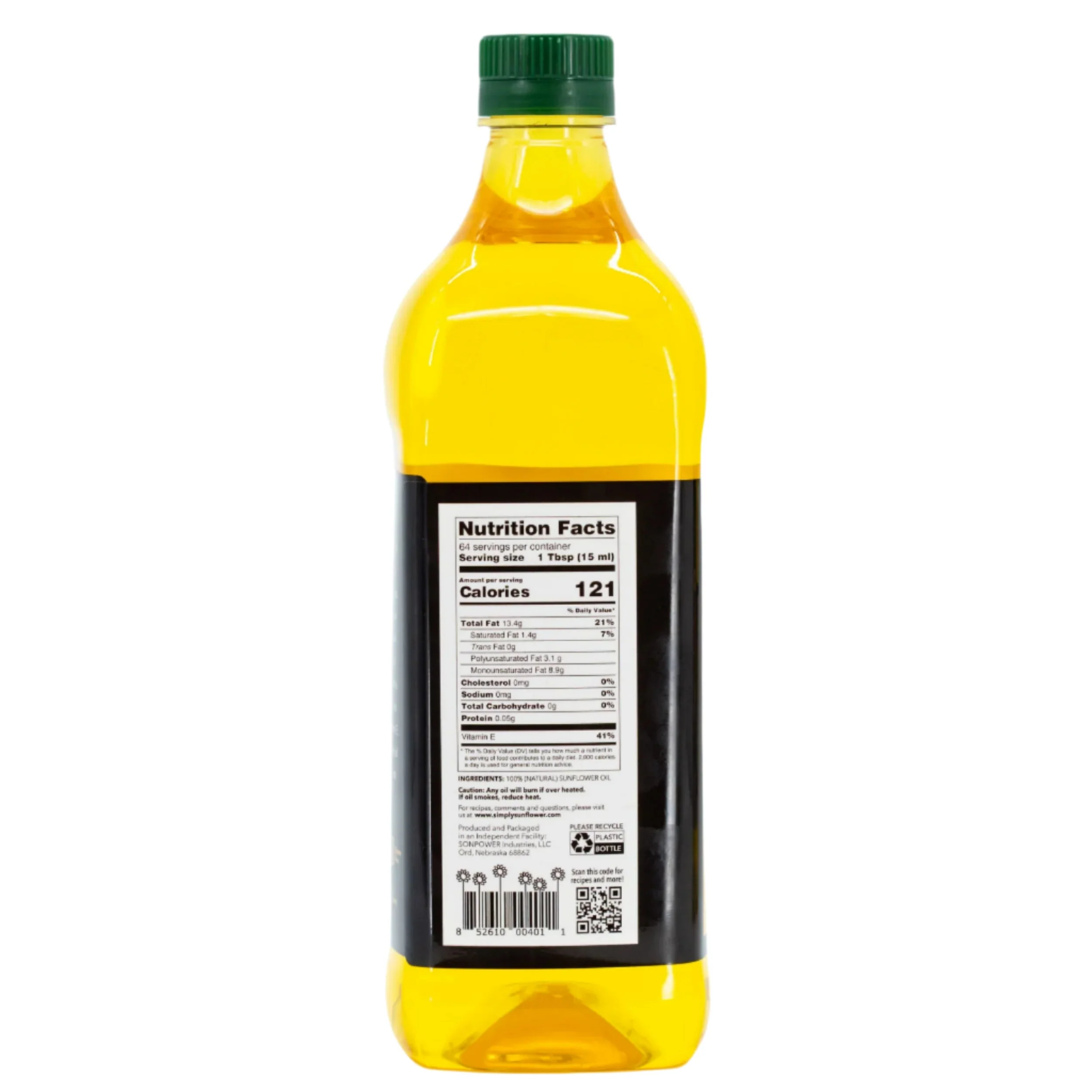 Sunflower Oil | Pack of 4 | 32 oz | Non GMO, Gluten & Nut Free, Vegan | Simply Sunflower - Image 4