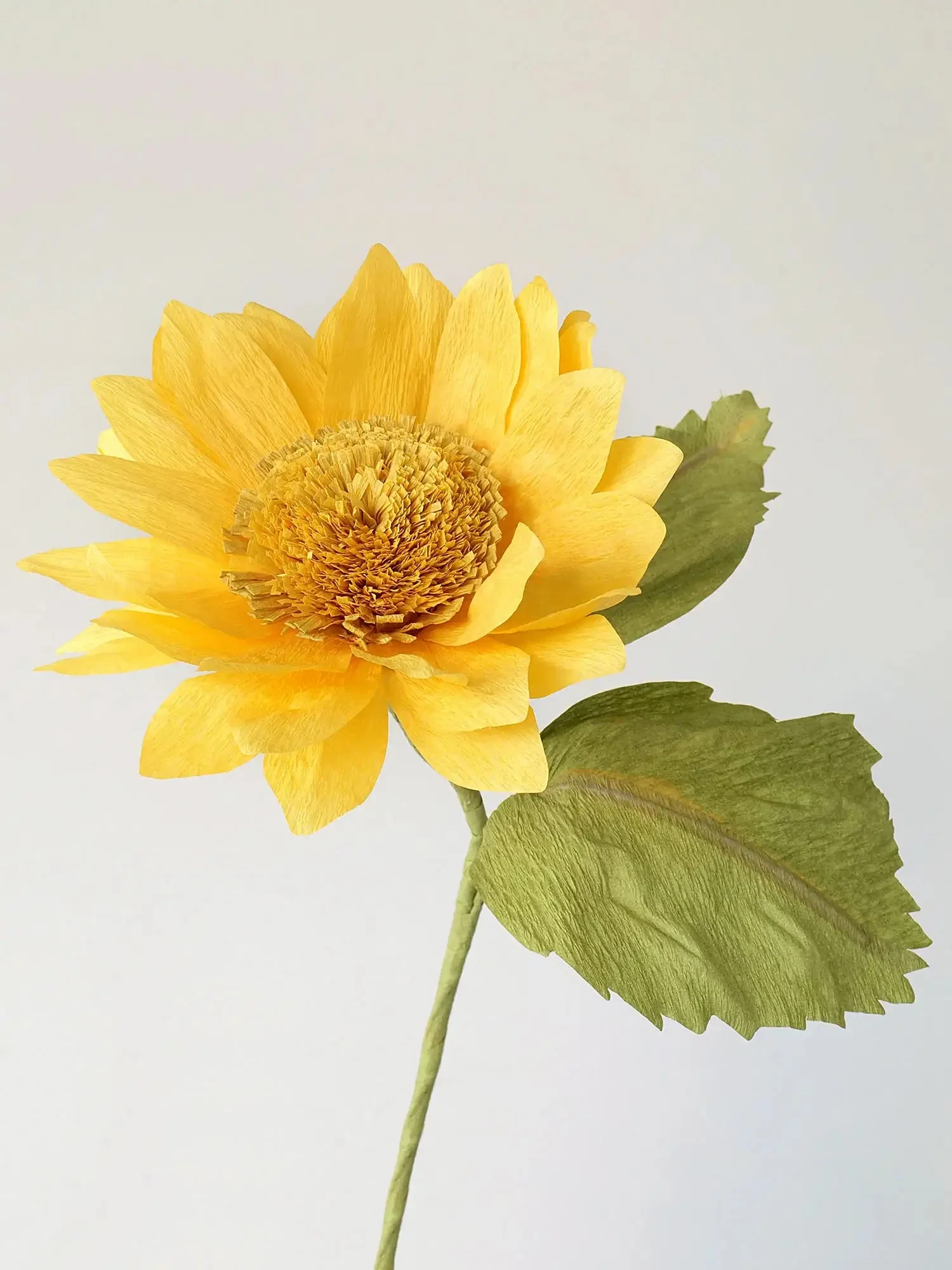 Sunflower Single Stem | Handcrafted Paper Flower - Image 2