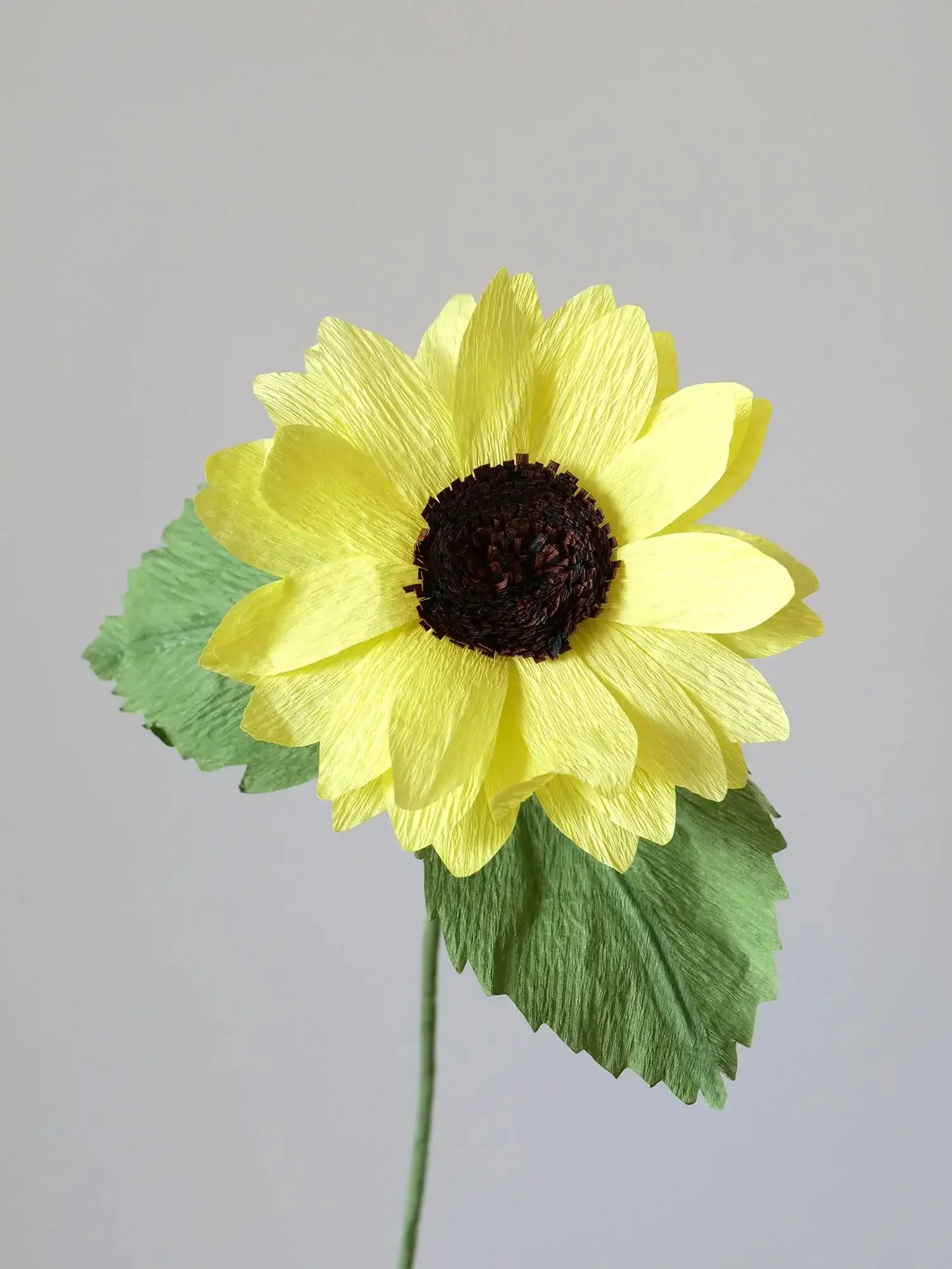 Sunflower Single Stem | Handcrafted Paper Flower - Image 3