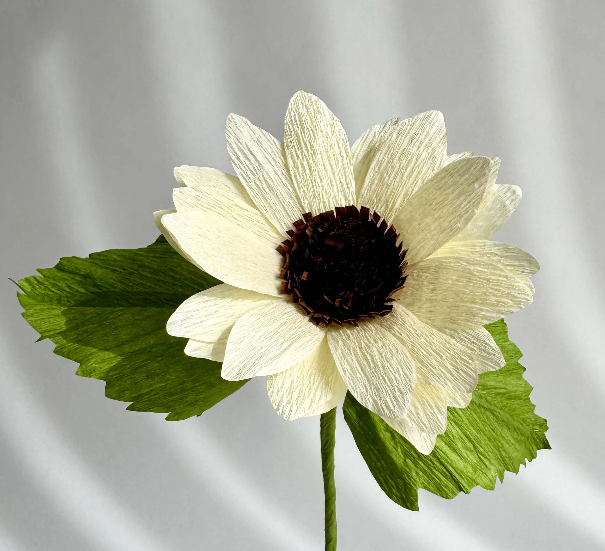 Sunflower Single Stem | Handcrafted Paper Flower - Image 4