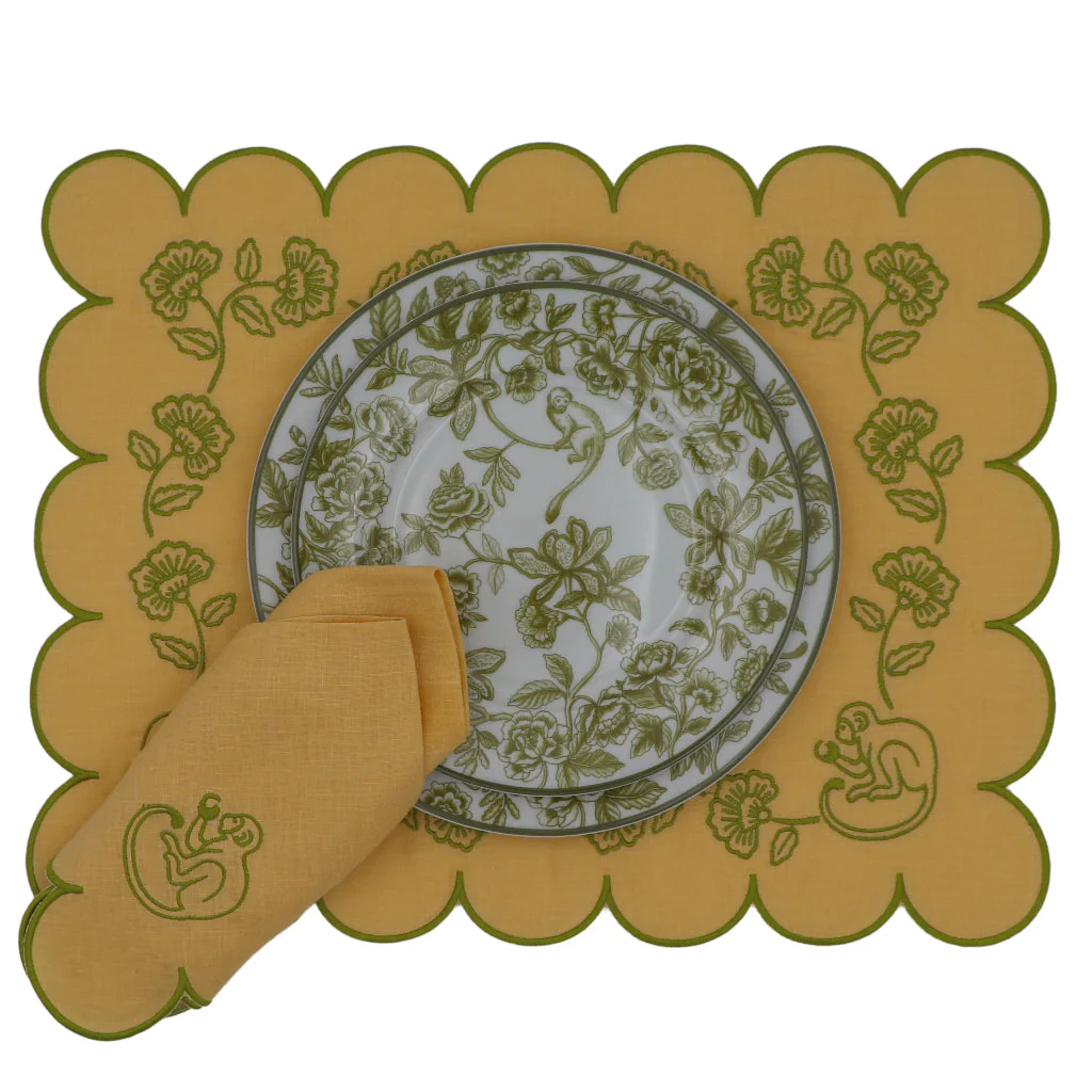 Sunlit Moss Placemat - Set of 4 - Image 5