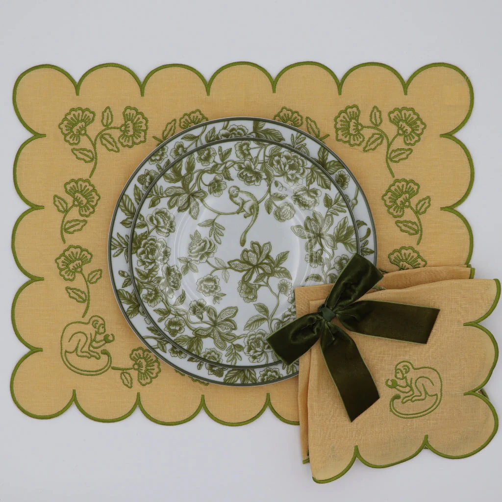 Sunlit Moss Placemat - Set of 4 - Image 8