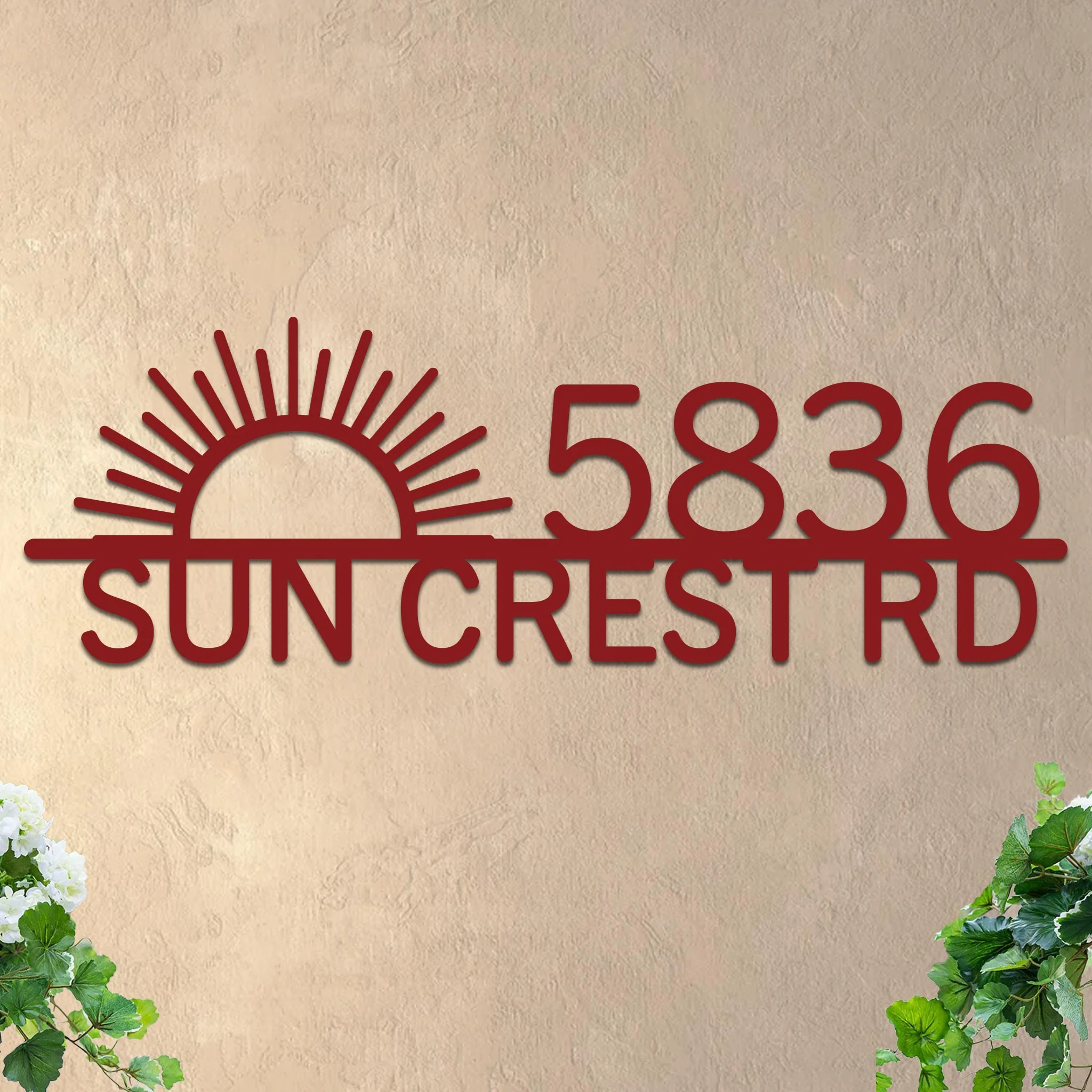 Sunrise Address Sign - Image 8