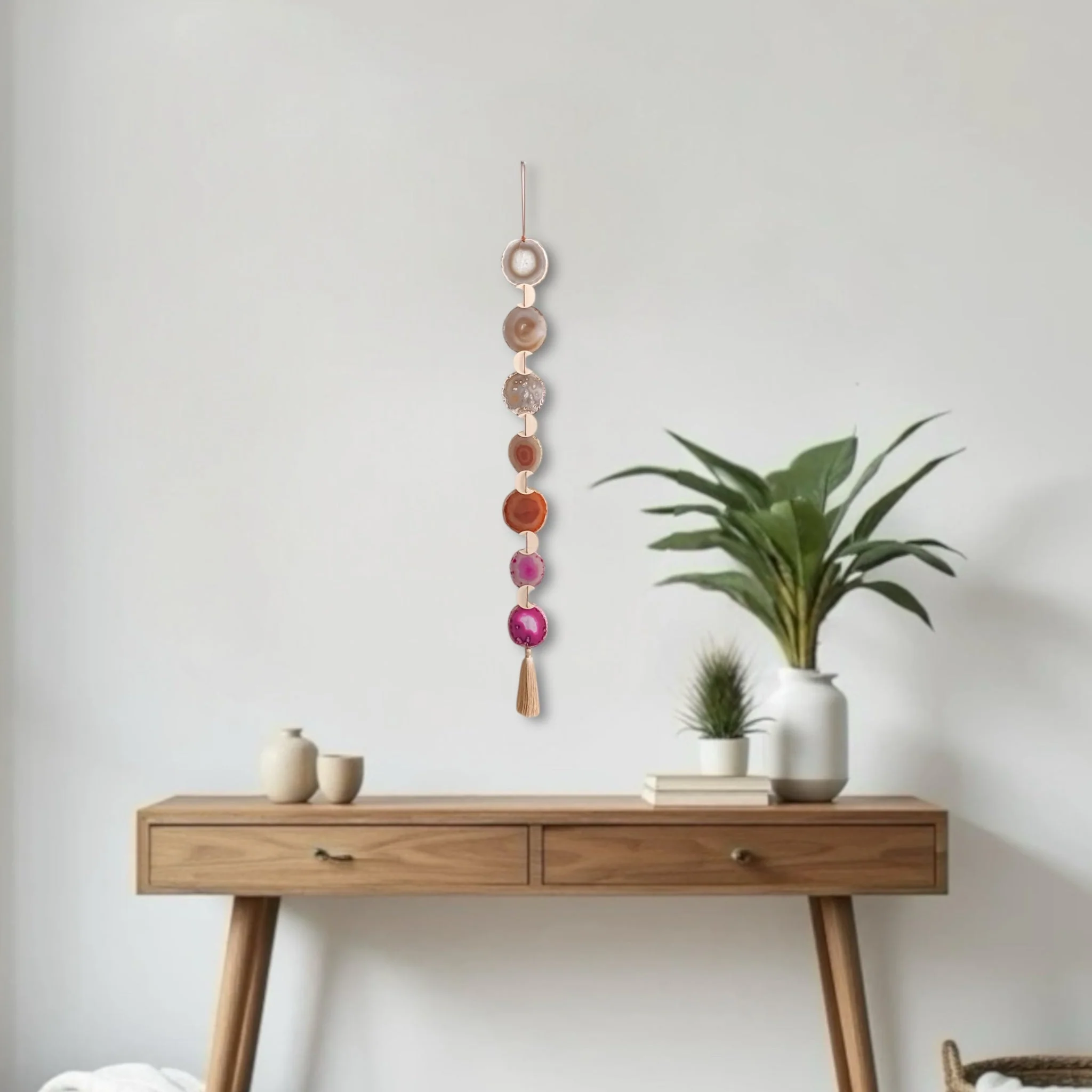 Sunset Ombre Agate Wall Hanging - Image 12