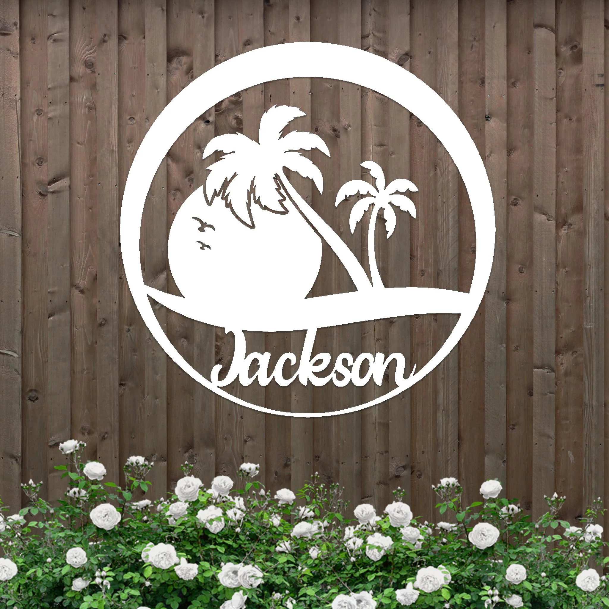 Sunset Palms Name Sign - Image 2
