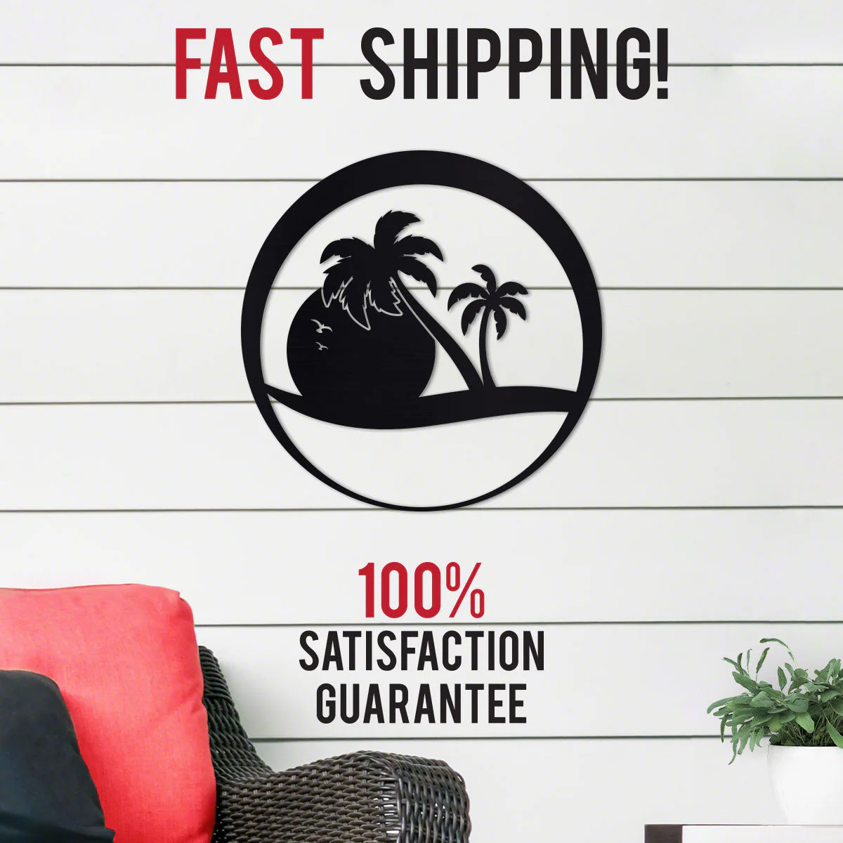 Sunset Palms Sign - Image 3