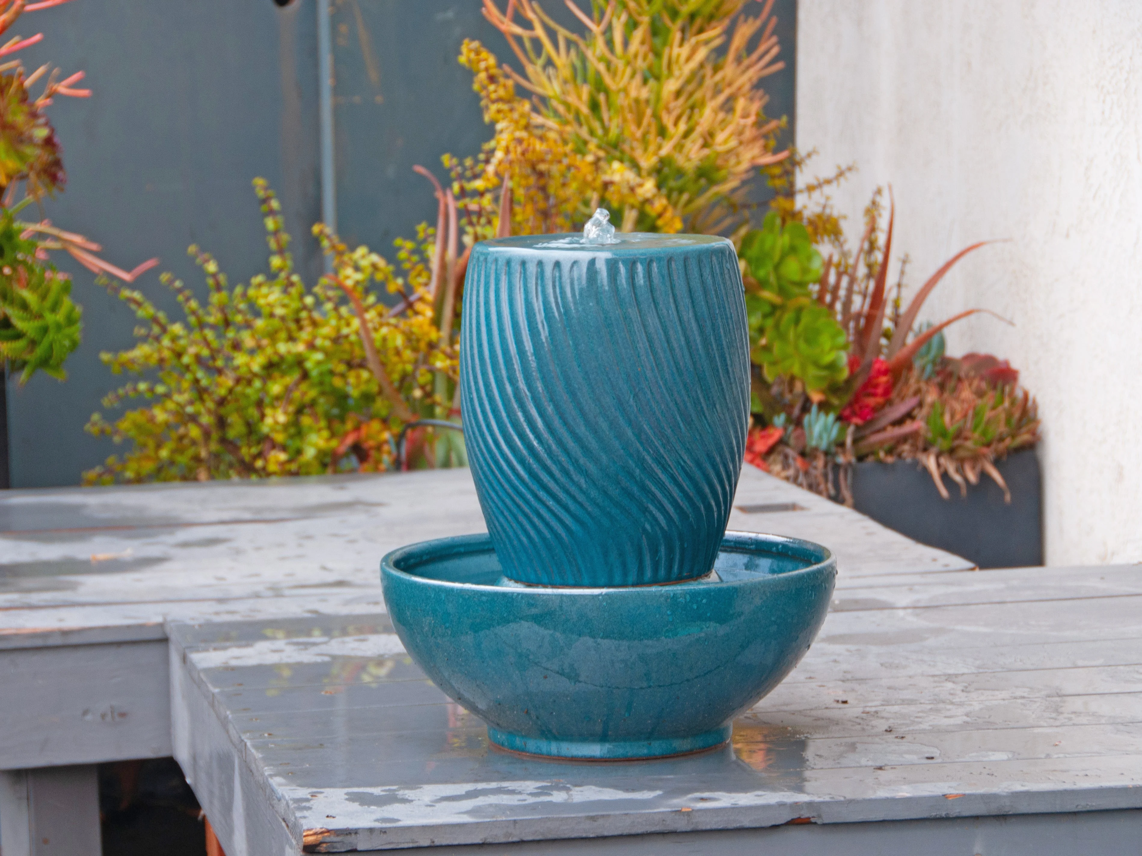 Sunset Twist Jar Fountain By Plantatorem - Image 3