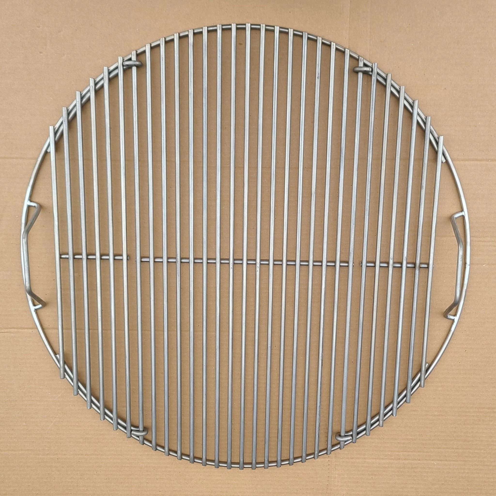 SUPER HEAVY DUTY FOOD GRATE FOR 26" KETTLE (0.275" STAINLESS STEEL, HEAVIER THAN 1/4") - Image 4