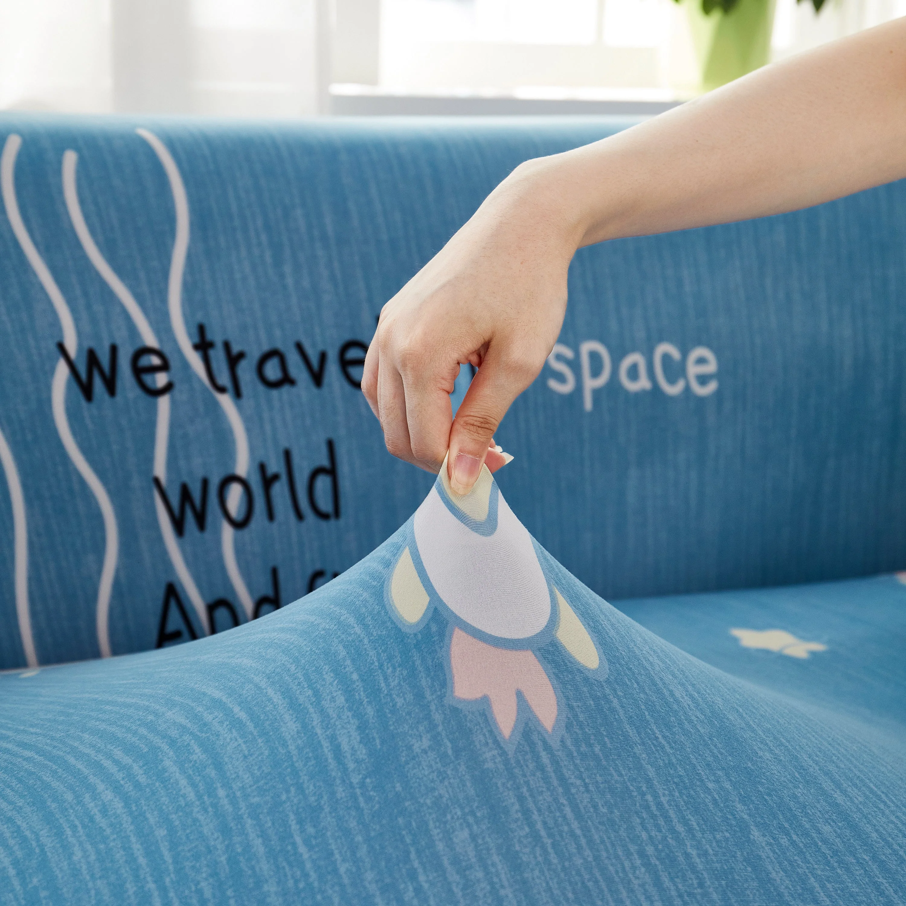 Super Stretch Couch Covers for Sectional Sofa L Shape Slipcover, Furniture Protector for Pets and Kids - Image 7