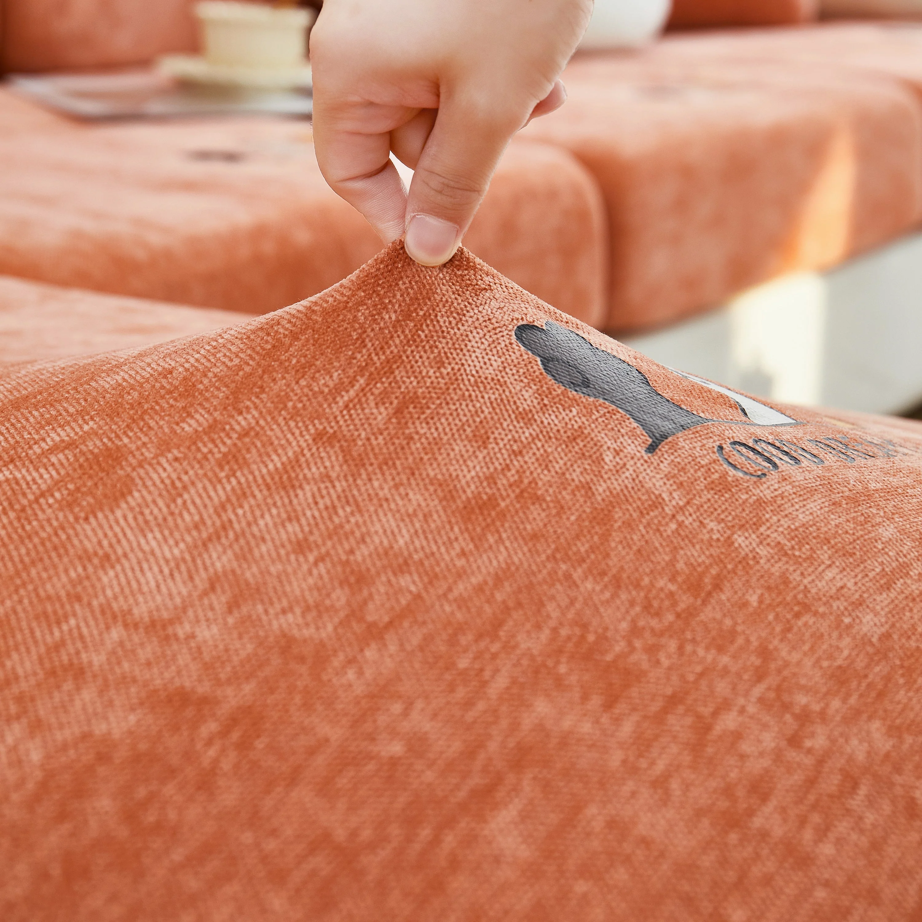 Super Stretch Seat Cushion/Couch Slipcover, Solid Couch Cushion Covers Washable Furniture Protector - Image 102