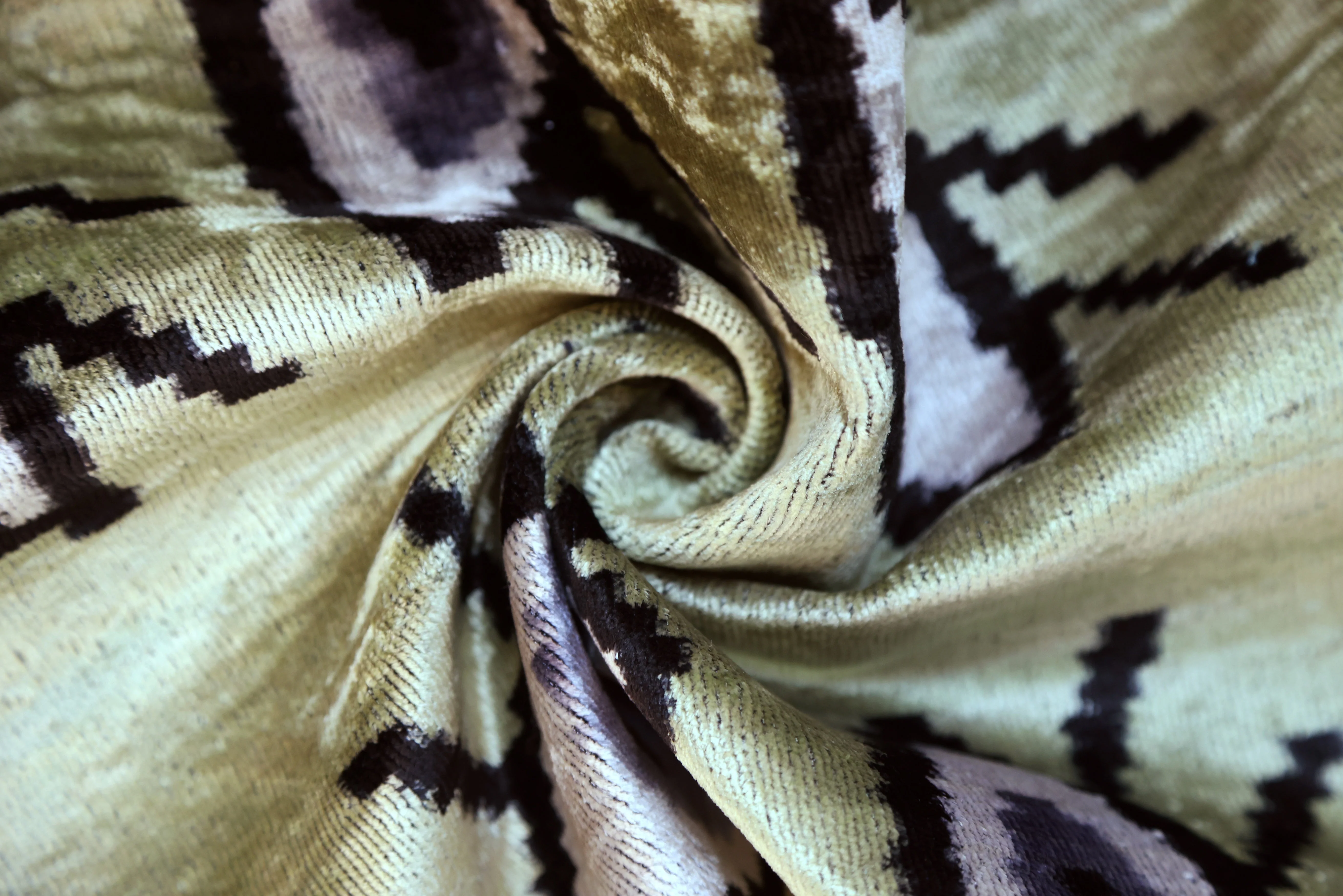 Surreal Eye Pattern Velvet Pillow – Handmade 16x24 Lumbar - Image 2
