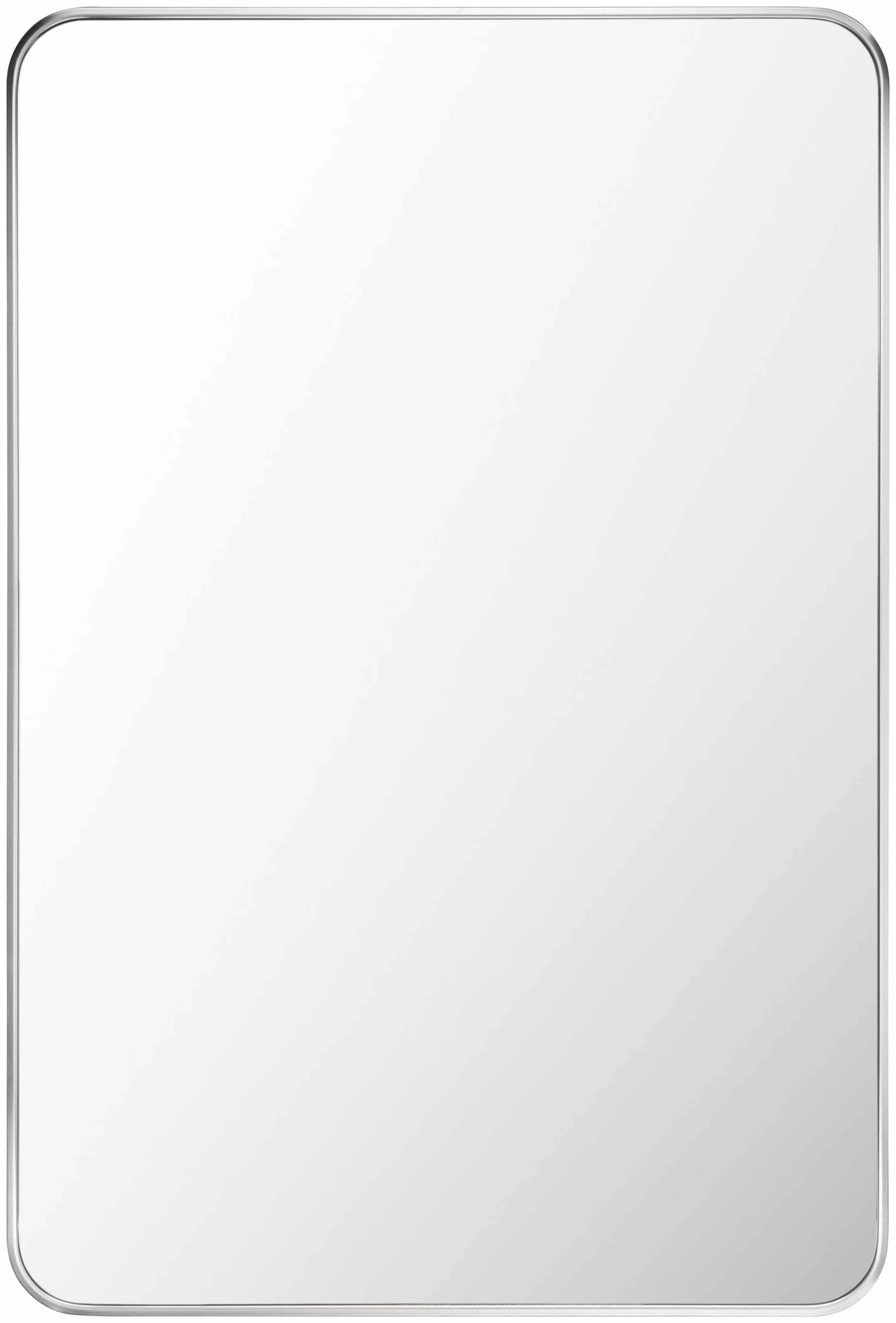 Sustinente Silver Gray Carved Mirror - Image 2