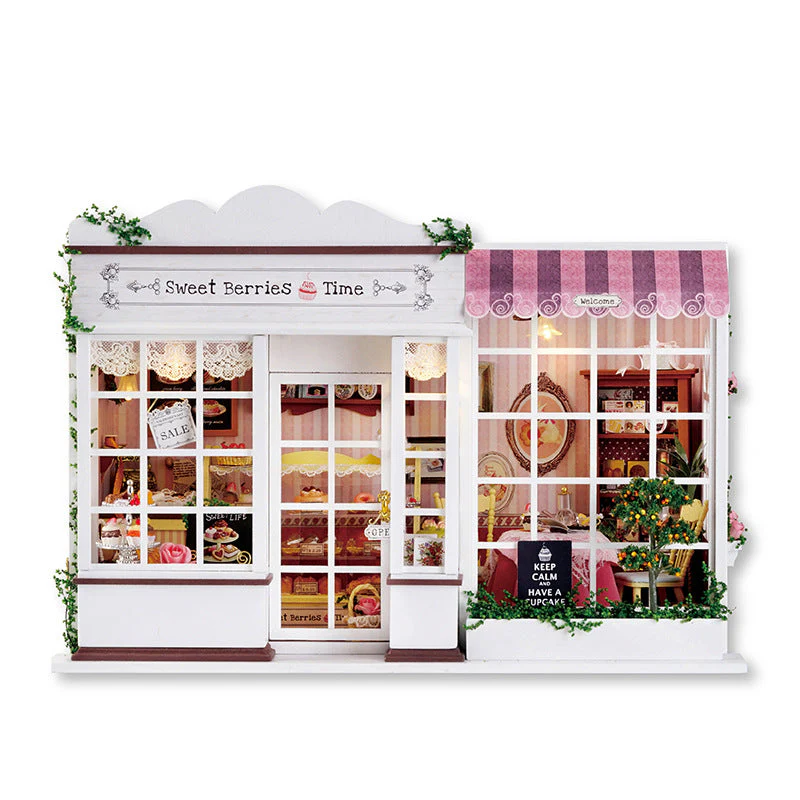 Sweet Berry Time Dollhouse Kit - Miniature Wizardi Roombox Kit F07M51-61-A-041-A - Image 2