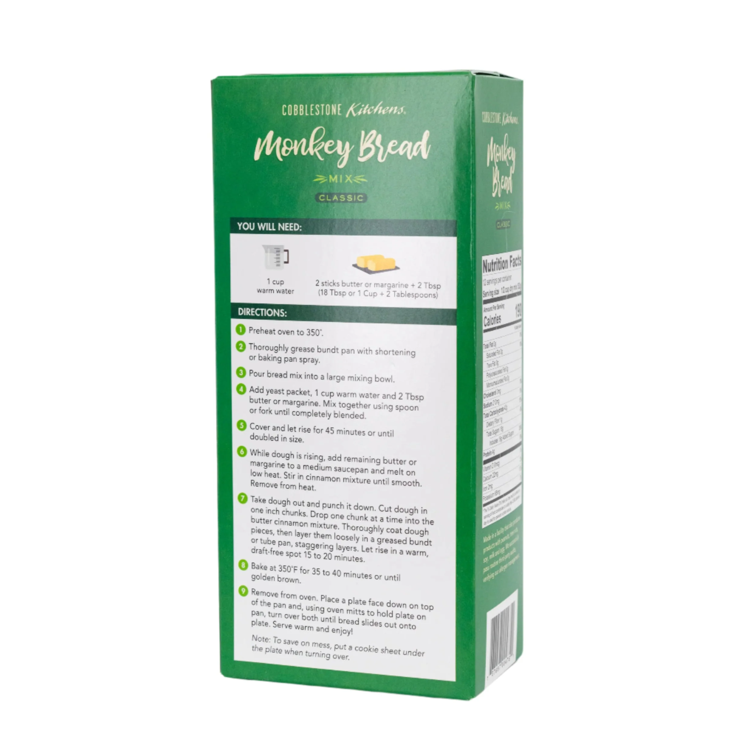 Sweet Cinnamon Monkey Bread Mix | Pack of 2 | 22 oz | Cobblestone Kitchen - Image 3