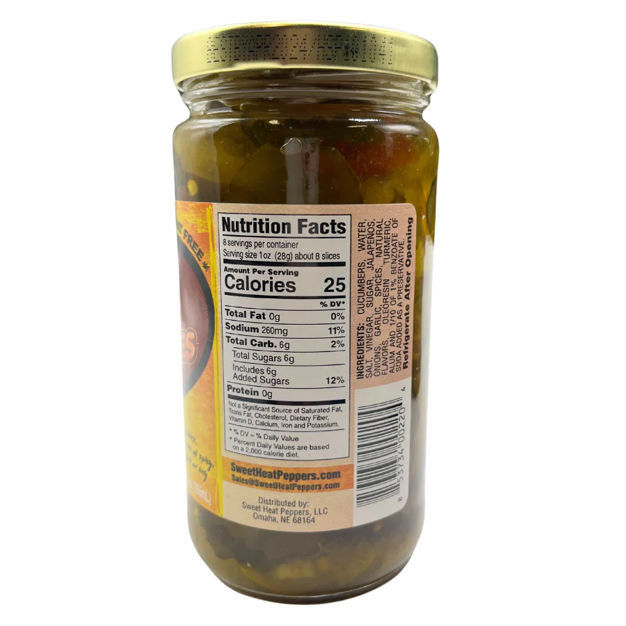 Sweet Heat Pickles | Pack of 2 | 12 oz | Brenmar - Image 3