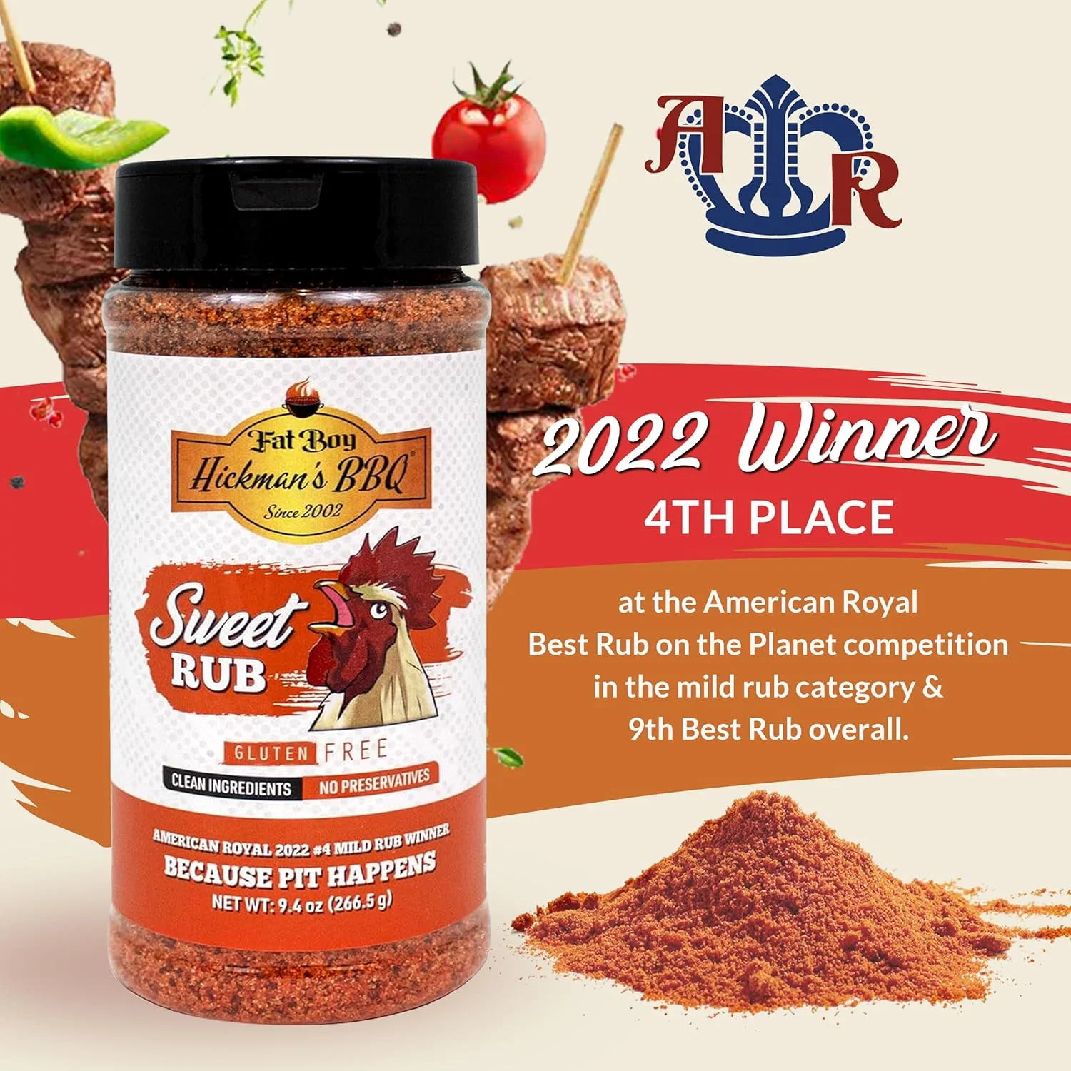 Sweet Natural Gluten Free BBQ Rub 9.4 oz - Image 5