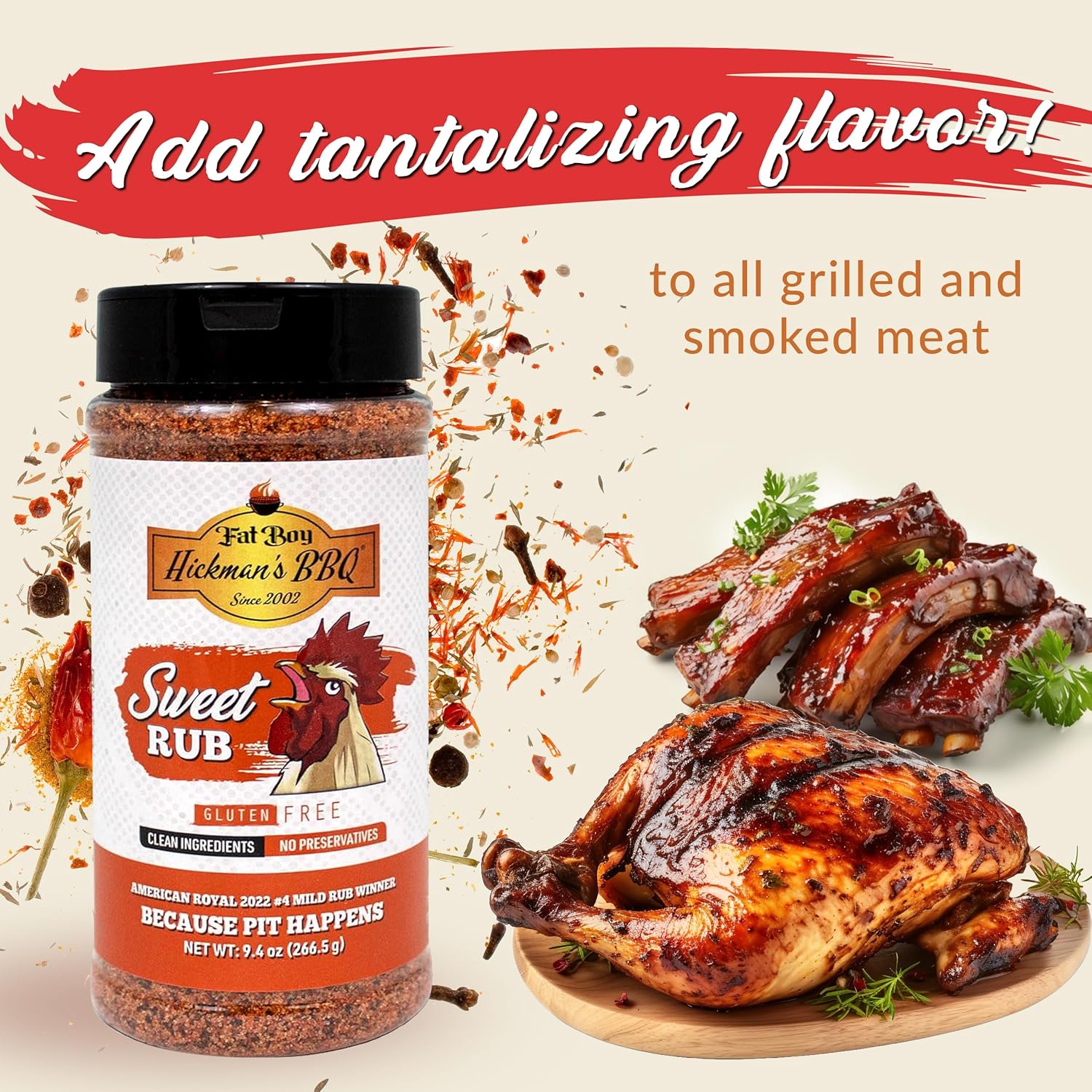 Sweet Natural Gluten Free BBQ Rub 9.4 oz - Image 7
