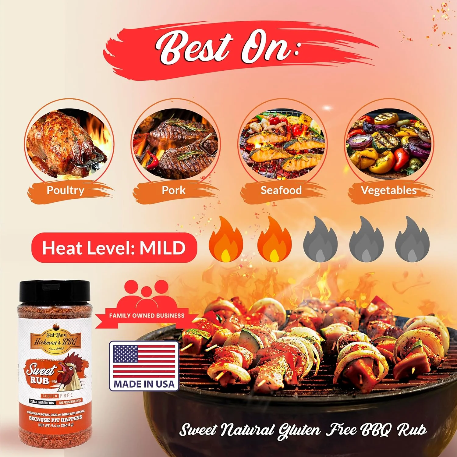Sweet Natural Gluten Free BBQ Rub 9.4 oz - Image 9