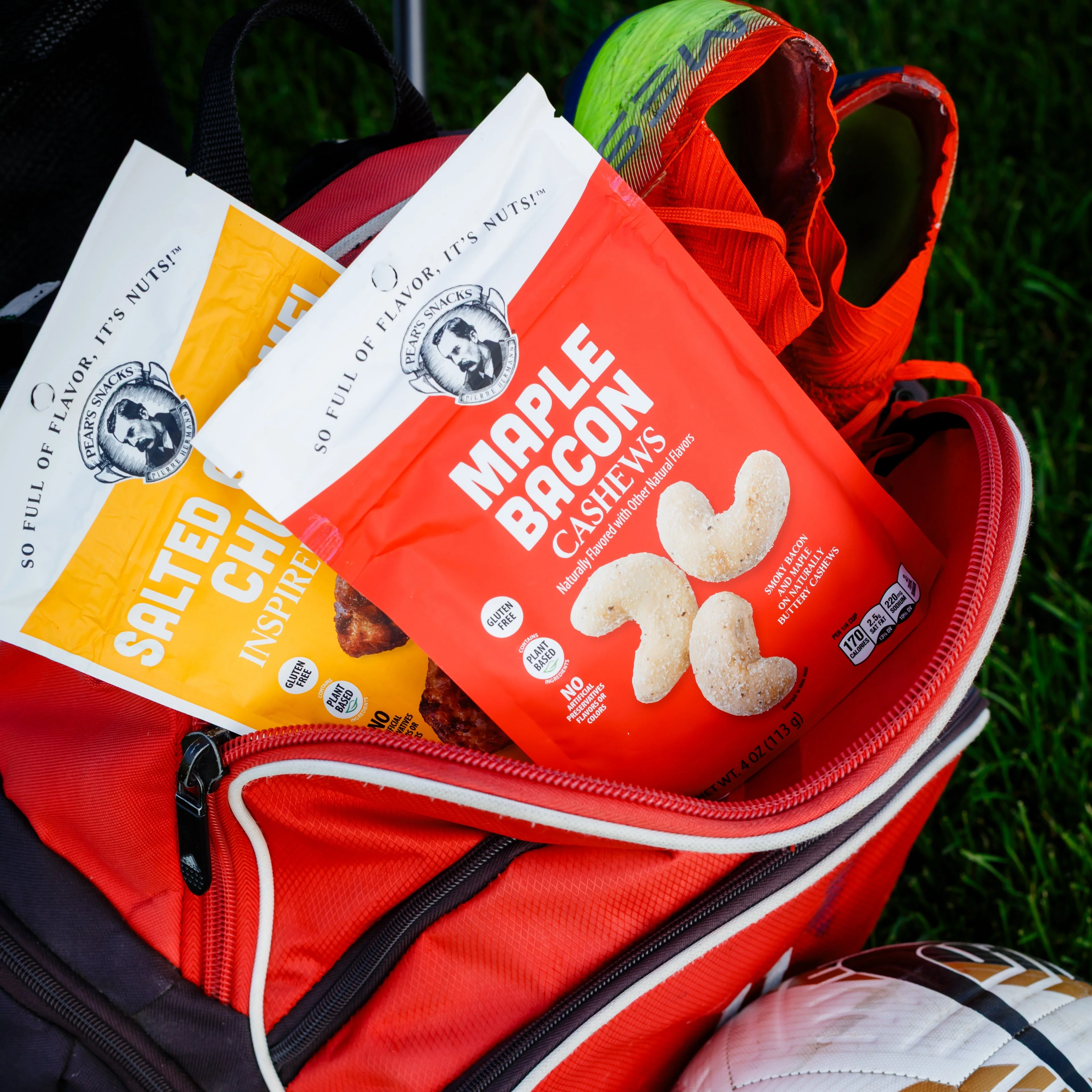 Sweet & Salty Gourmet Nut Sampler | Peanut Butter Cup Peanuts & Maple Bacon Cashews | Brenmar - Image 5