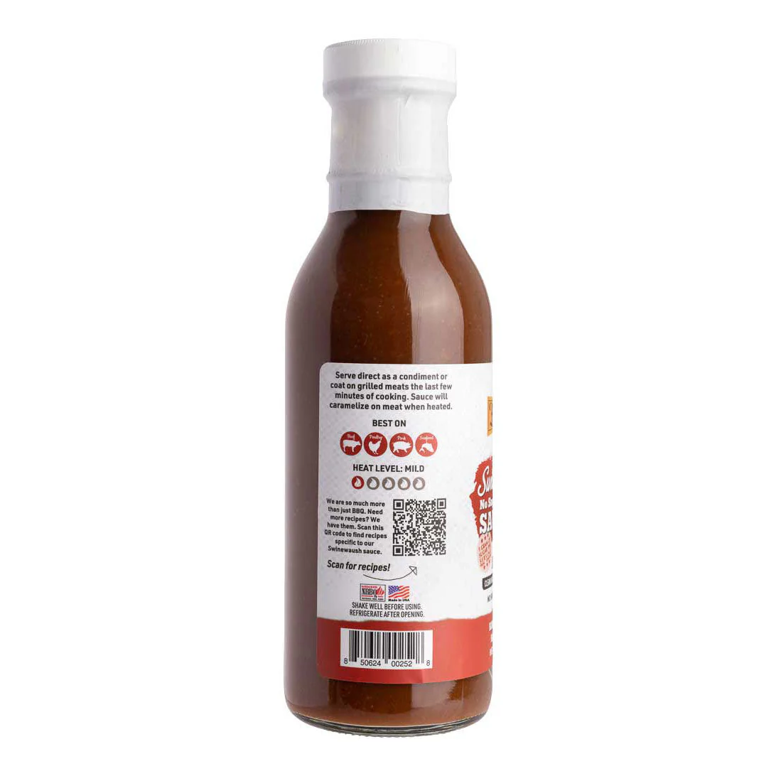 Swinewaush No Sugar Added Gluten Free Natural BBQ Sauce 13 oz - Image 3