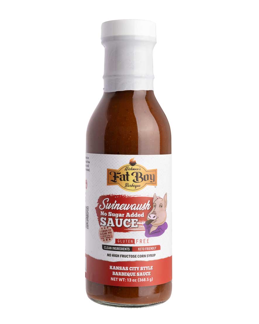 Swinewaush No Sugar Added Gluten Free Natural BBQ Sauce 13 oz - Pack of 2 - Image 2
