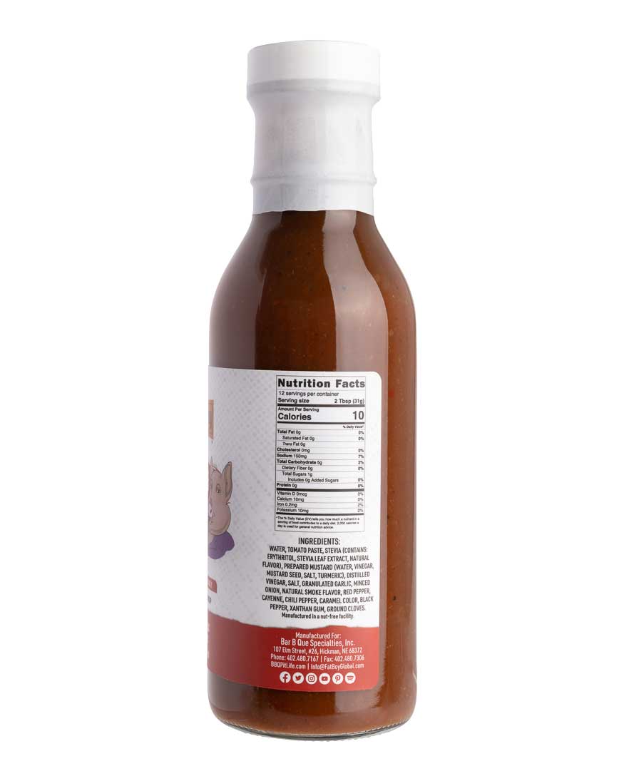 Swinewaush No Sugar Added Gluten Free Natural BBQ Sauce 13 oz - Pack of 2 - Image 3