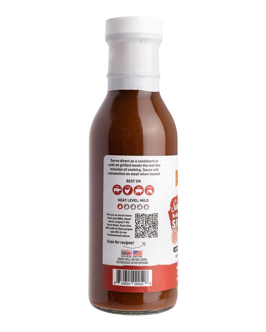 Swinewaush No Sugar Added Gluten Free Natural BBQ Sauce 13 oz - Pack of 2 - Image 4
