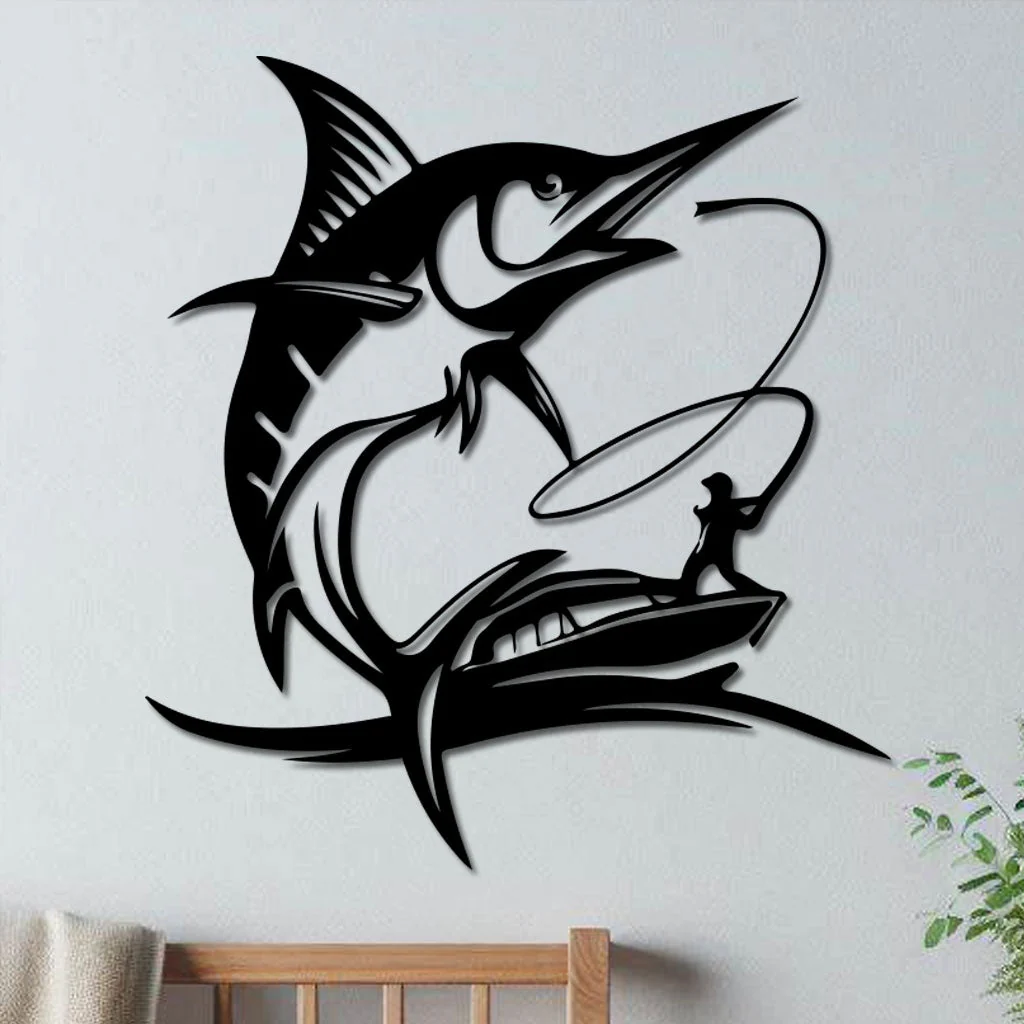 Swordfish Fishing Sign - Image 3