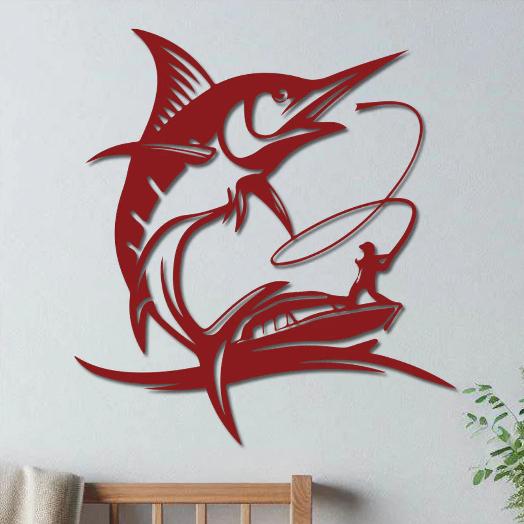 Swordfish Fishing Sign - Image 9