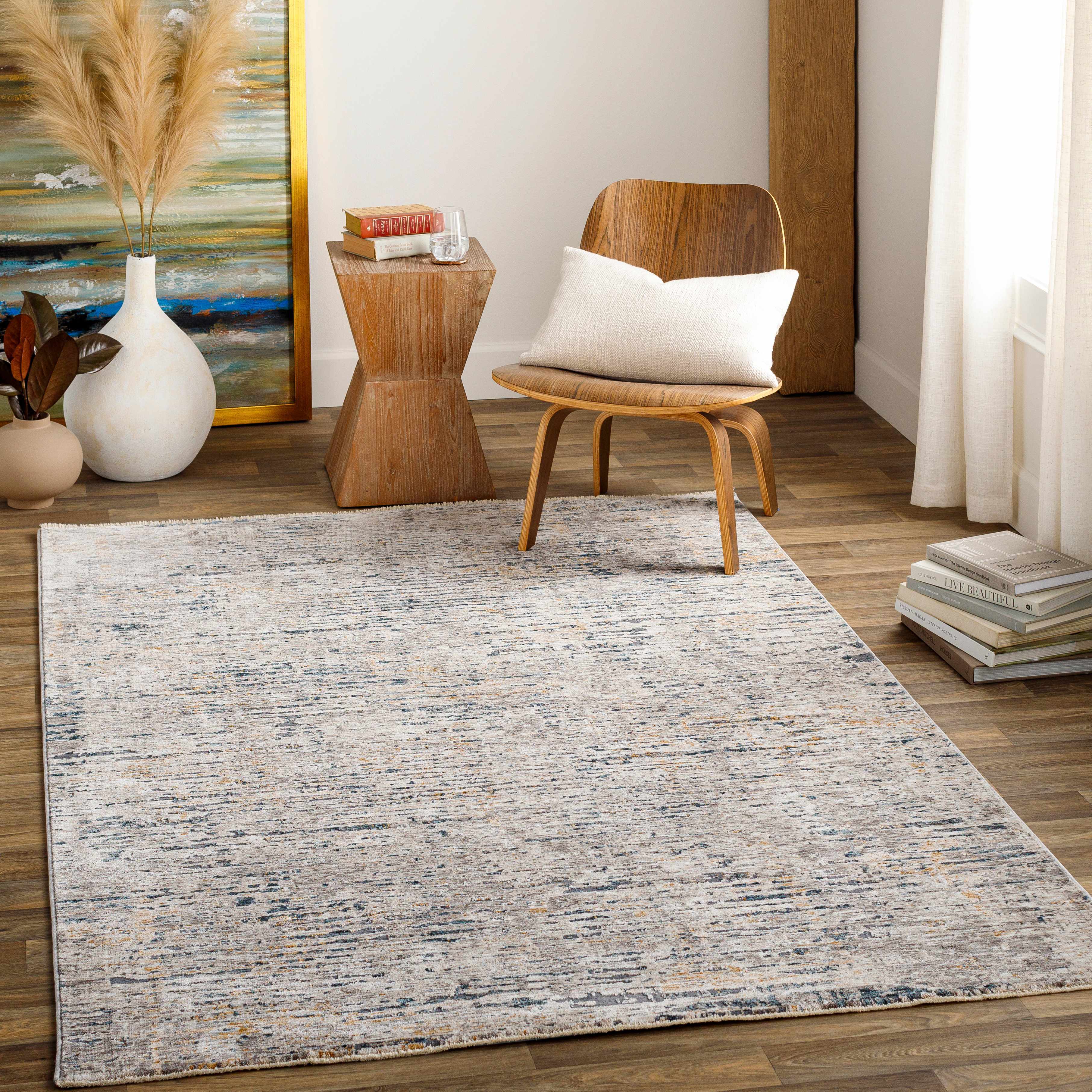 Sywell Luxe Fringe Rug - Clearance - Image 2