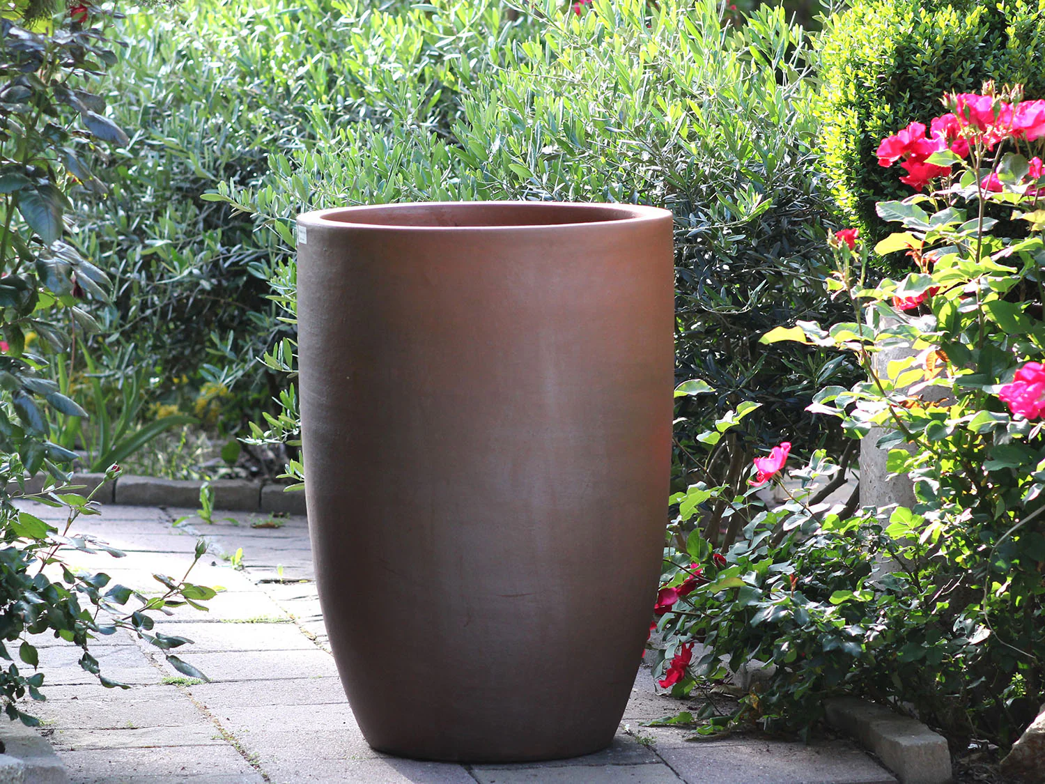Tall Barrel Planters - Set of 2 (Clay) By Plantatorem - Image 3