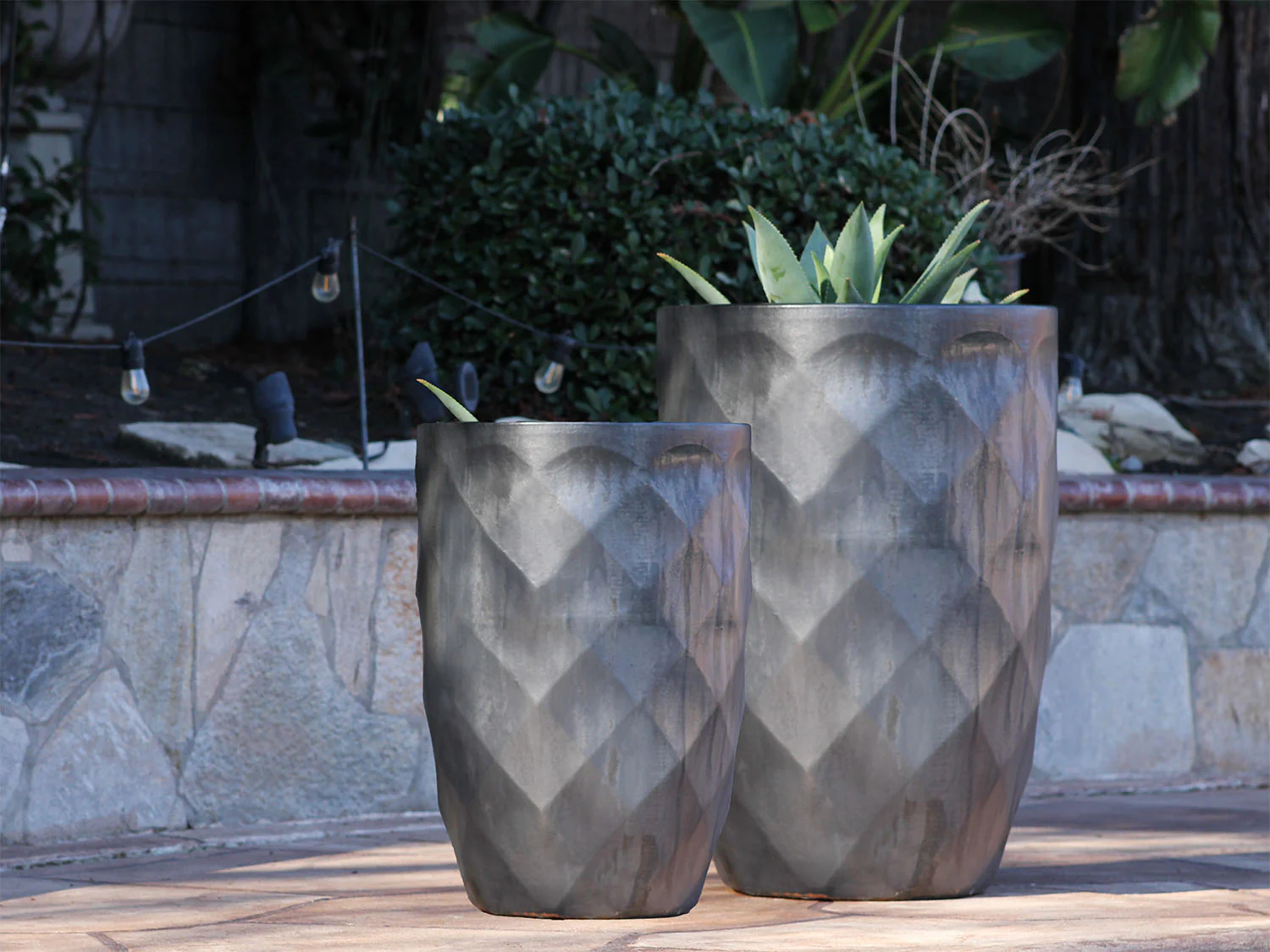 Tall Diamond Planter - Set of 2 By Plantatorem - Image 7