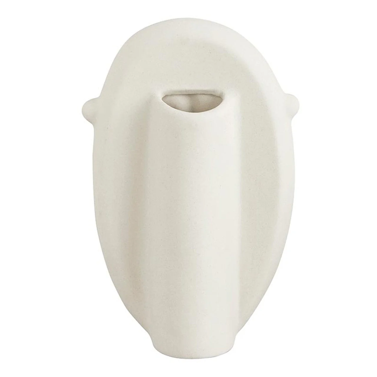 Tall Face Ceramic Pot | Decorative Planter for Succulents & Flowers | 7.5" Tall - Image 3
