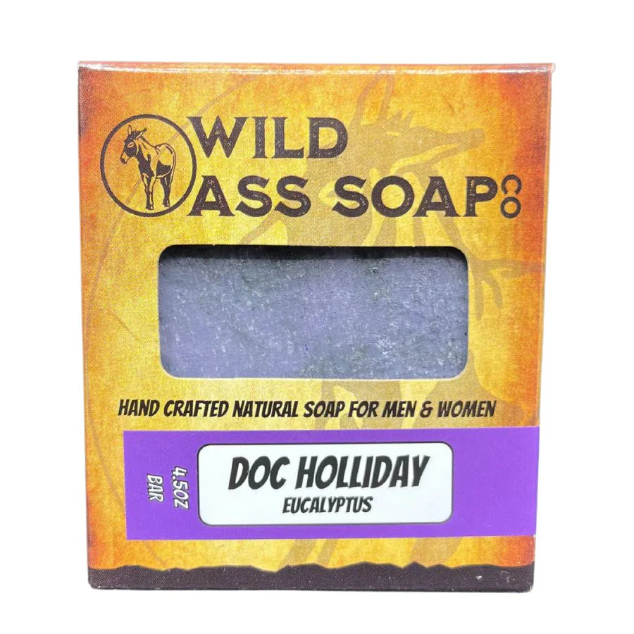 Tallow Bar Soap | Doc Holliday Scent | Pack of 6 | 4.5 oz | Palm Oil & Paraben Free | Wild Ass Soap Co - Image 2
