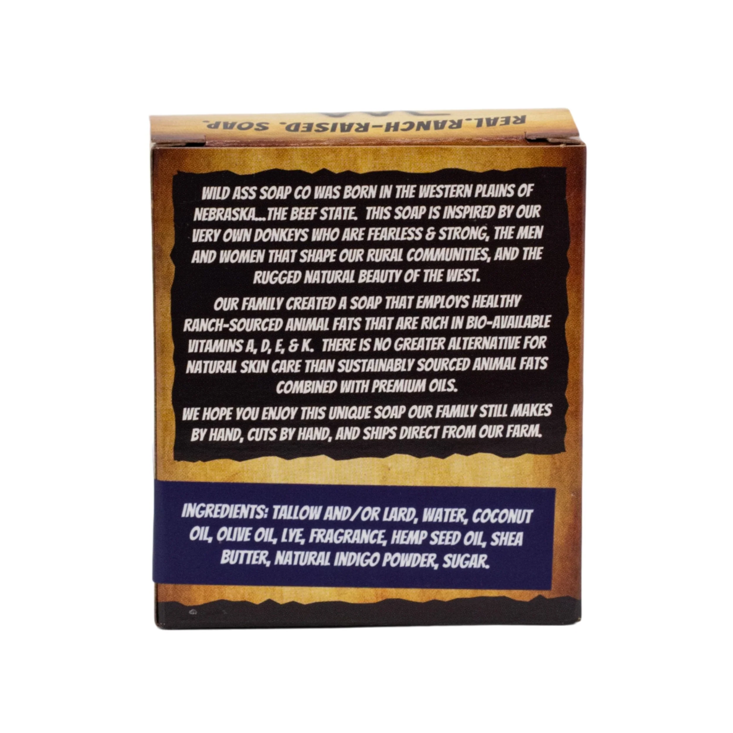 Tallow Bar Soap | Midnight Moon Scent | Pack of 3 | 4.5 oz | Palm Oil & Paraben Free | Wild Ass Soap Co - Image 4