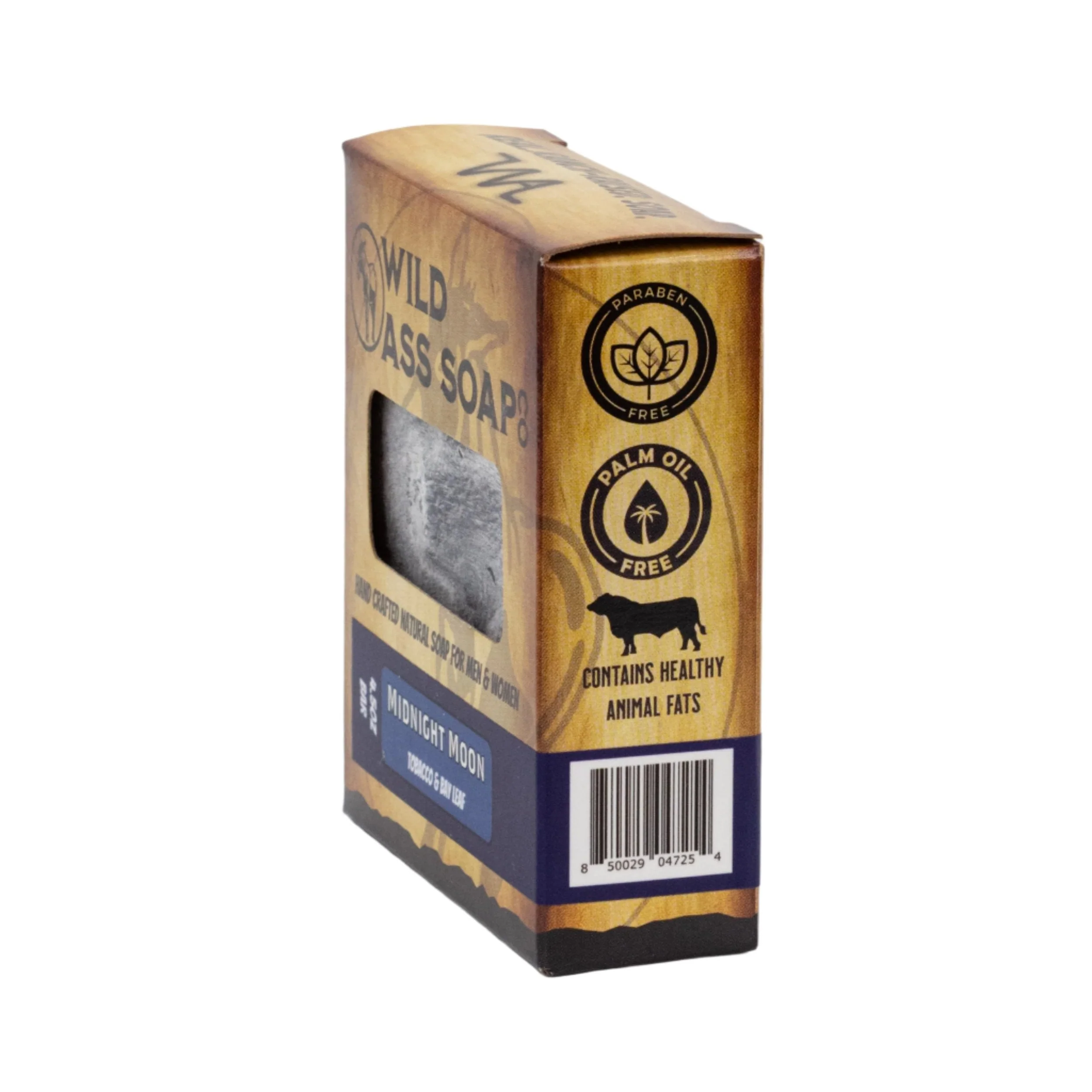 Tallow Bar Soap | Midnight Moon Scent | Pack of 6 | 4.5 oz | Palm Oil & Paraben Free | Wild Ass Soap Co - Image 3