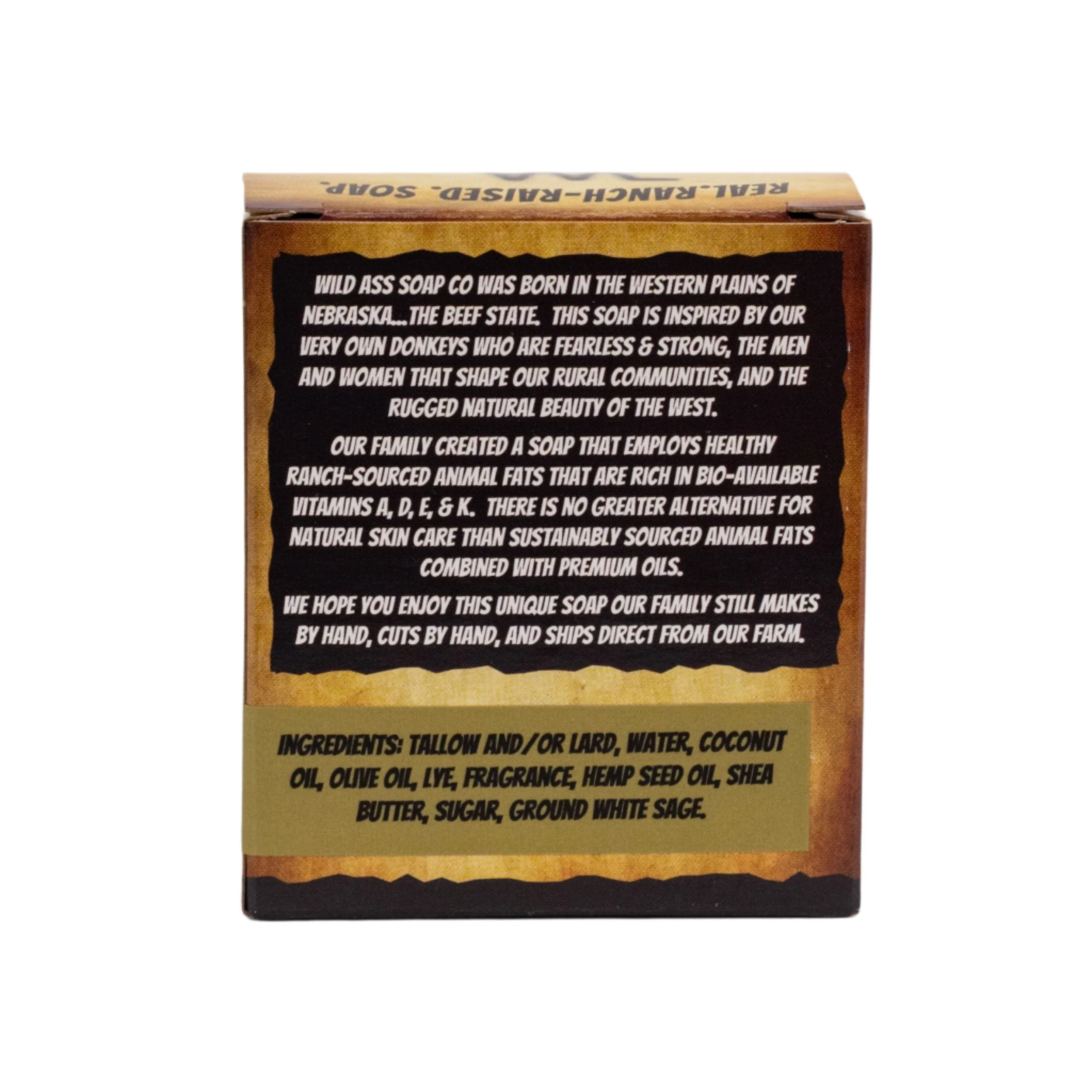 Tallow Bar Soap | Western Sage Scent | Pack of 3 | 4.5 oz | Palm Oil & Paraben Free | Wild Ass Soap Co - Image 4