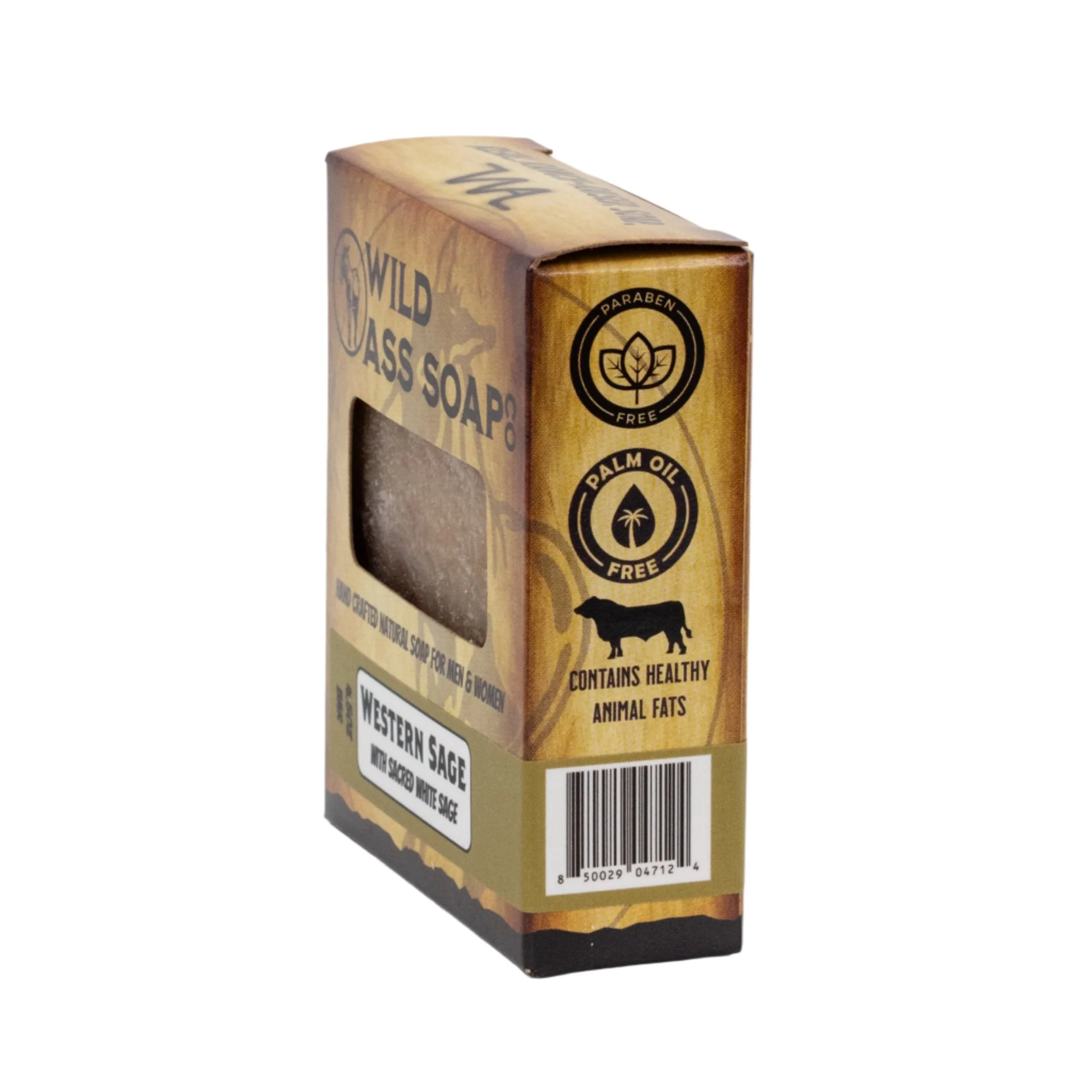 Tallow Bar Soap | Western Sage Scent | Pack of 6 | 4.5 oz | Palm Oil & Paraben Free | Wild Ass Soap Co - Image 3