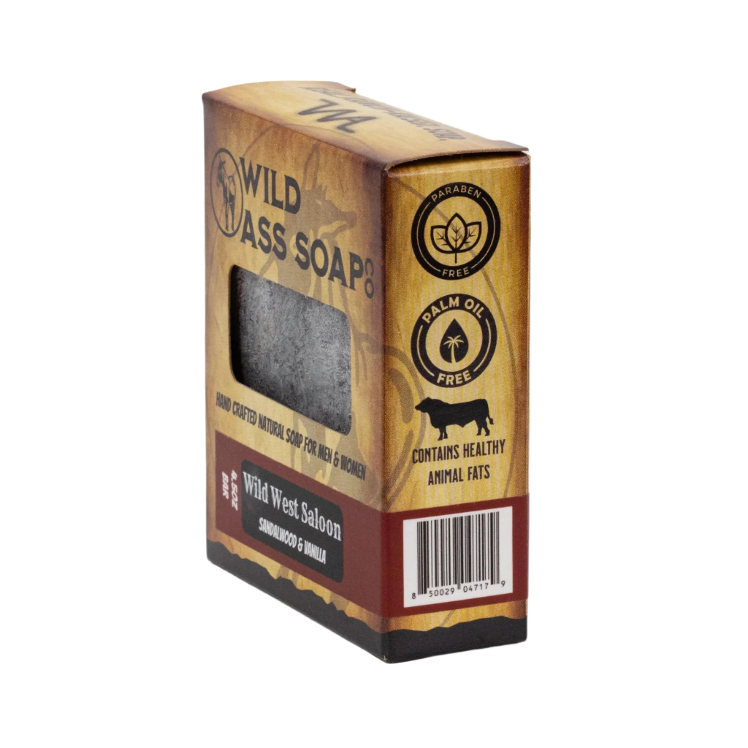 Tallow Bar Soap | Wild West Saloon Scent | Pack of 6 | 4.5 oz | Palm Oil & Paraben Free | Wild Ass Soap Co - Image 3